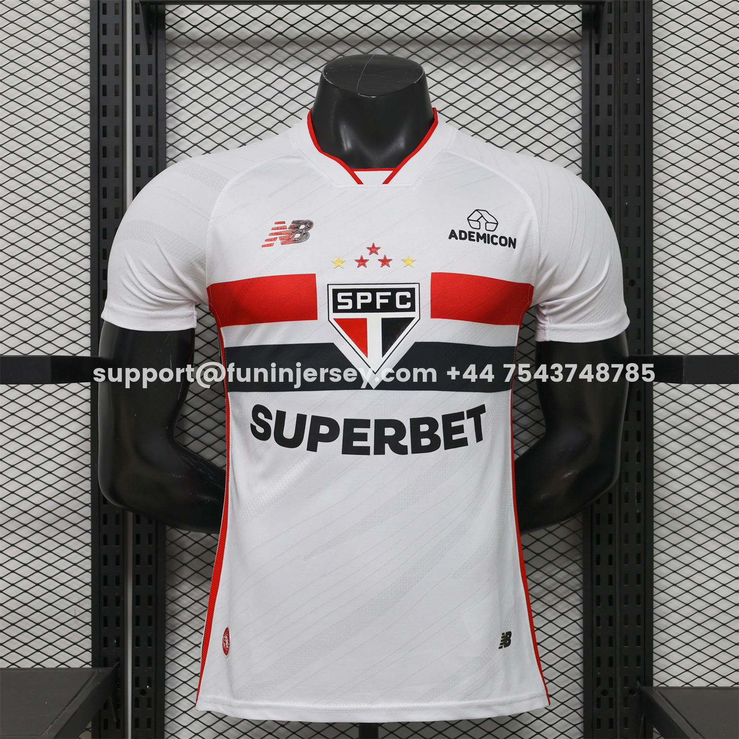 Funinjersey-Sao Paulo 26-27 Home Jersey - Player Version