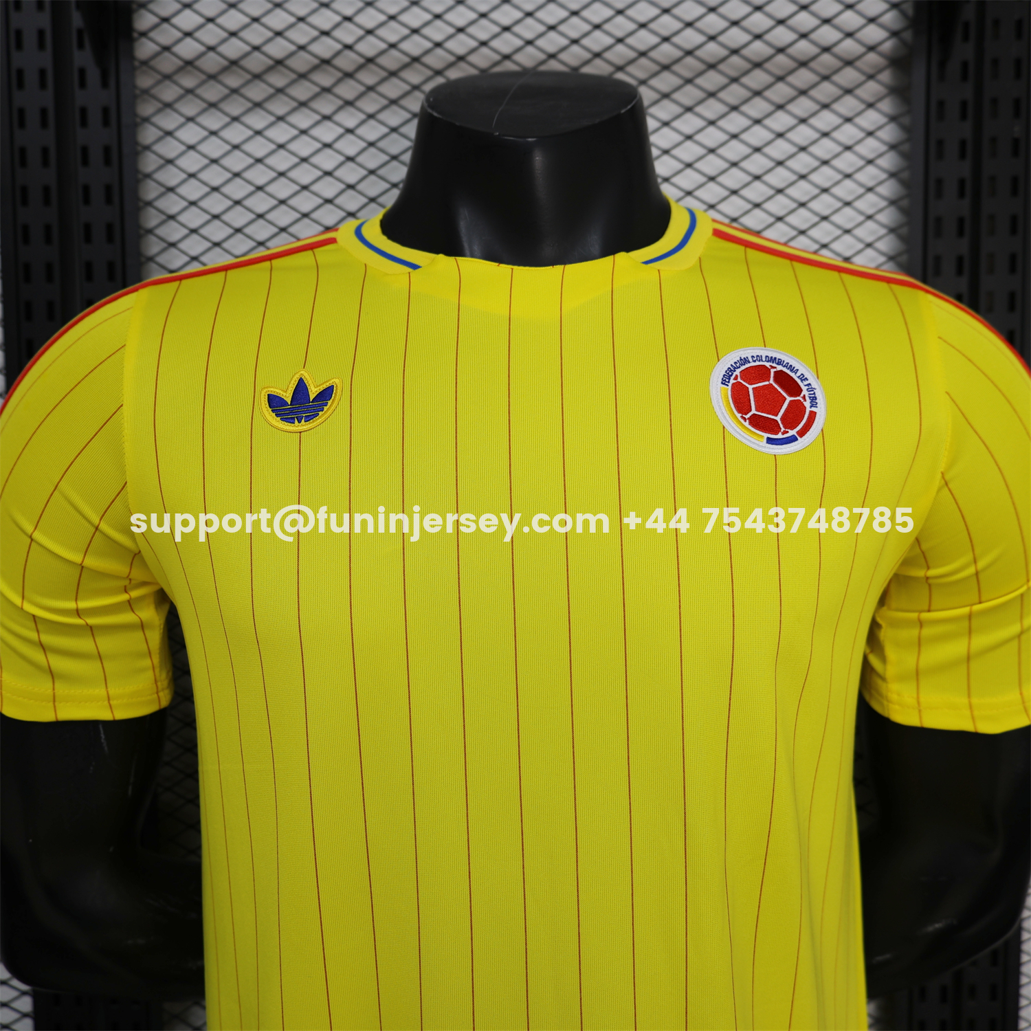 Funinjersey-Colombia 2026 Terrace Icon Retro Casual Style Yellow Jersey - Player Version