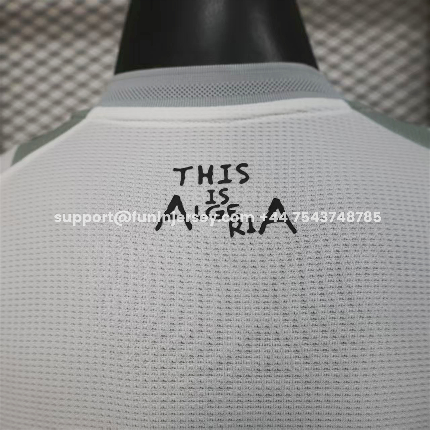 Funinjersey-Algeria 25-26 Grey Plant White Special Jersey - Player Version