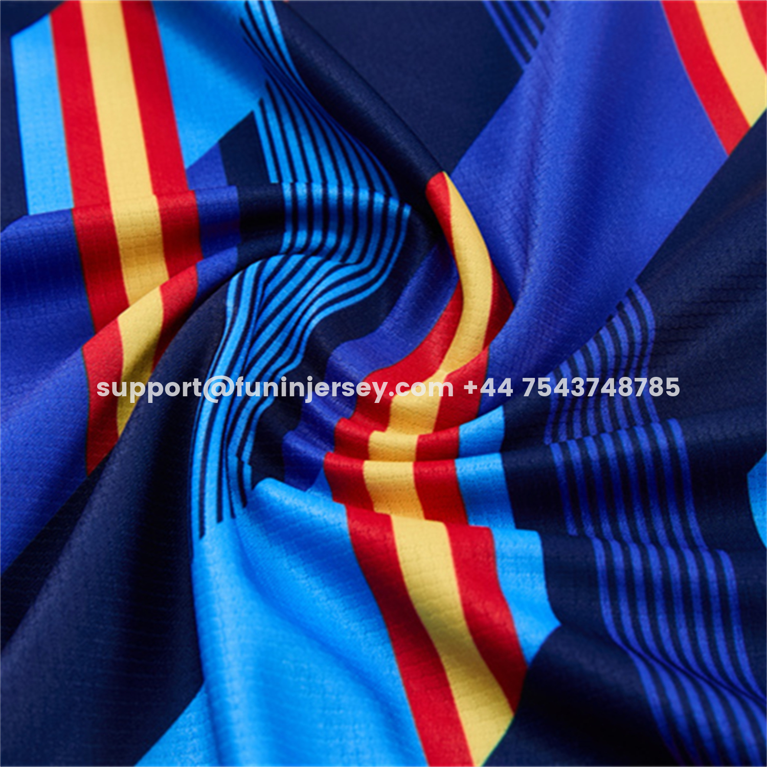 Funinjersey-Spain 2026 Kids Short-Sleeve Training Set - Royal Blue And Yellow Top & Royal Blue Shorts