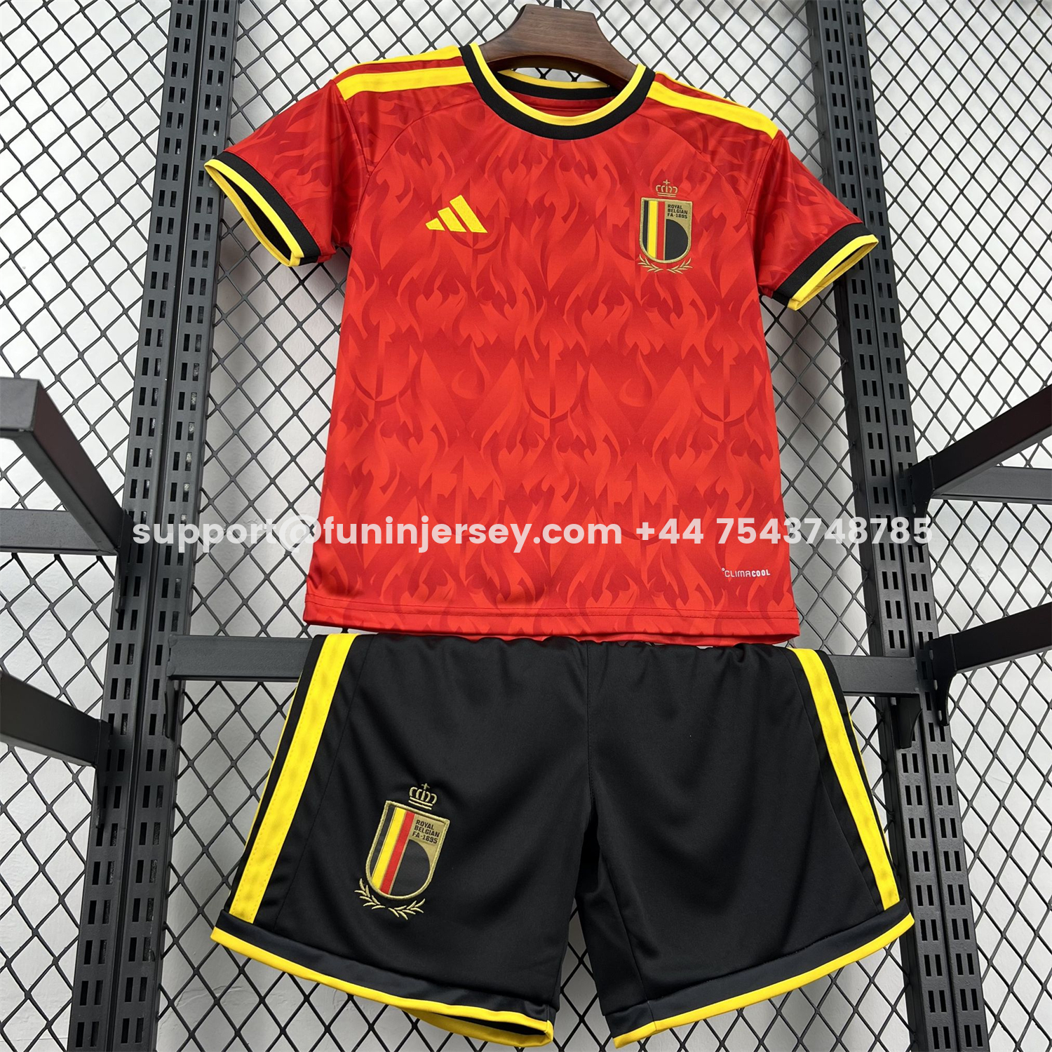Funinjersey-Belgium 2026 Home Kids Kit