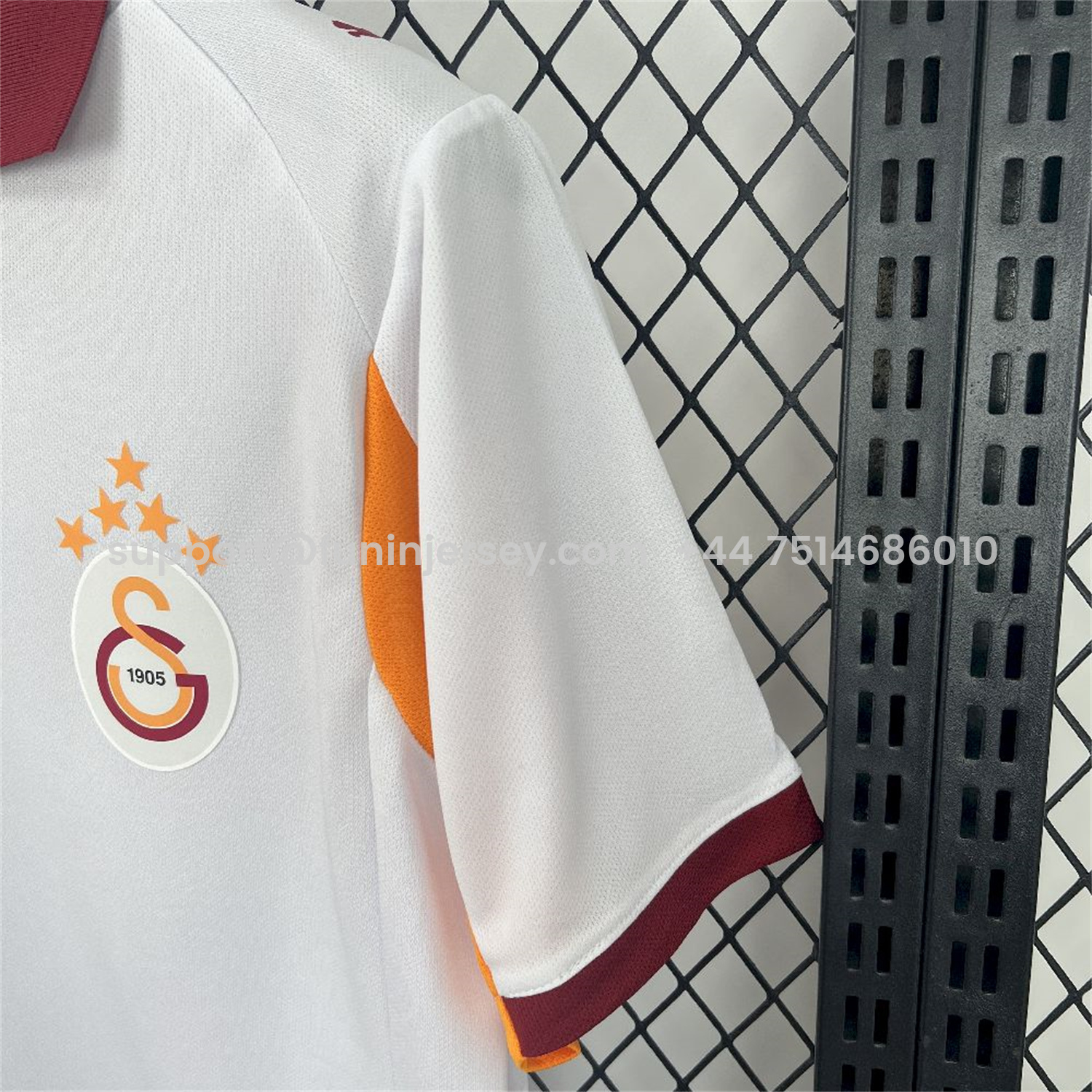 Funinjersey-Galatasaray 25-26 Away Unsponsored Jersey with Five Stars - Fans Version