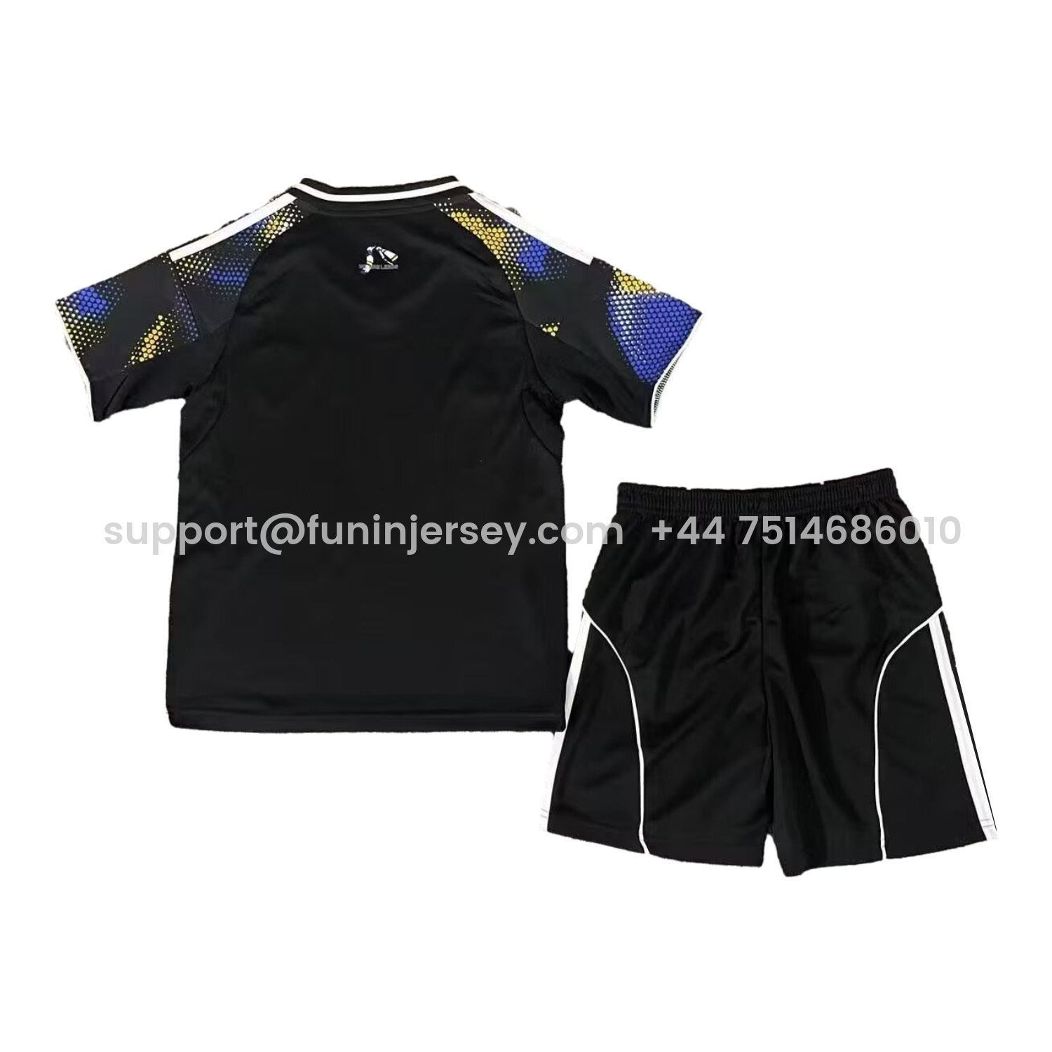 Funinjersey-Leeds United 25-26 Third Unsponsored Kids Kit