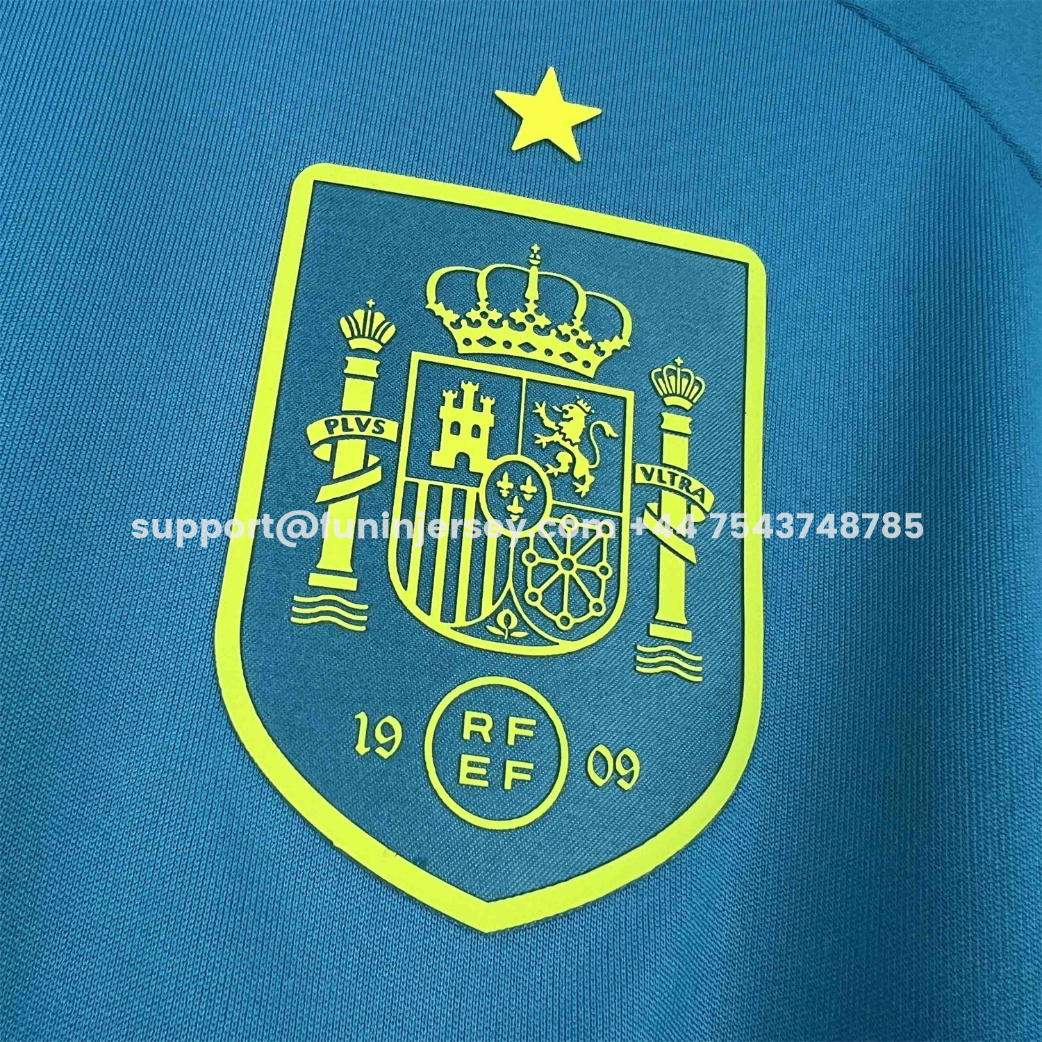 Funinjersey-Spain 2026 Goalkeeper Blue Jersey - Fans Version