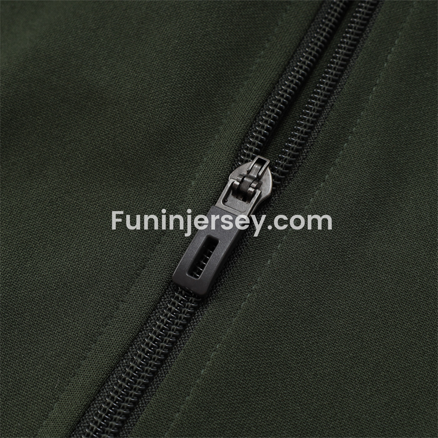 Funinjersey-Bayern Munich 25-26 Jacket Training Tracksuit - Army Green Top and Black Pants