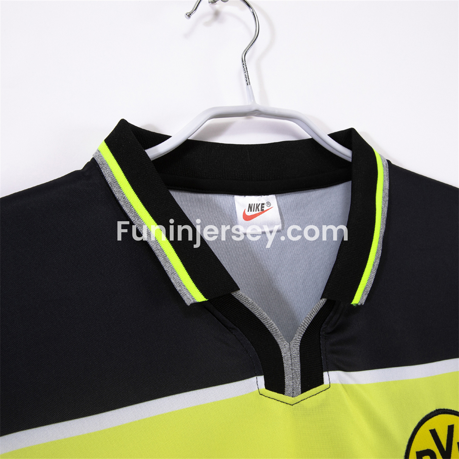 Funinjersey-Retro Dortmund 1997-98 Home Jersey