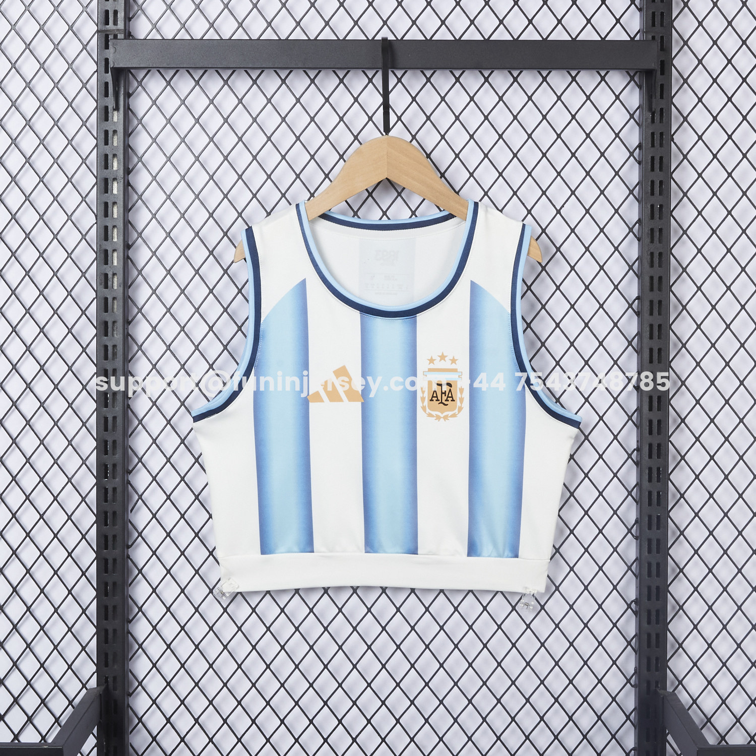 Funinjersey-Women's Argentina 2026 Home Yoga Vest