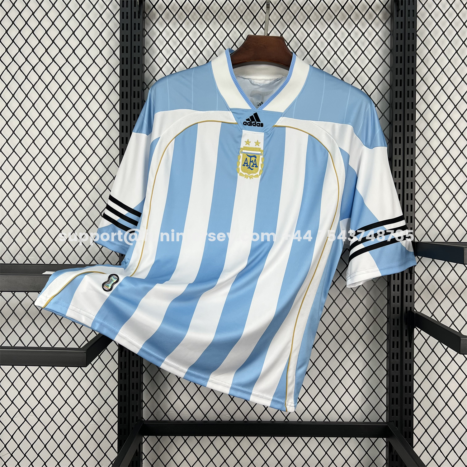 FUN-Funinjersey-Argentina 2026 Hip-Hop Blue White Special Jersey - Fans Version