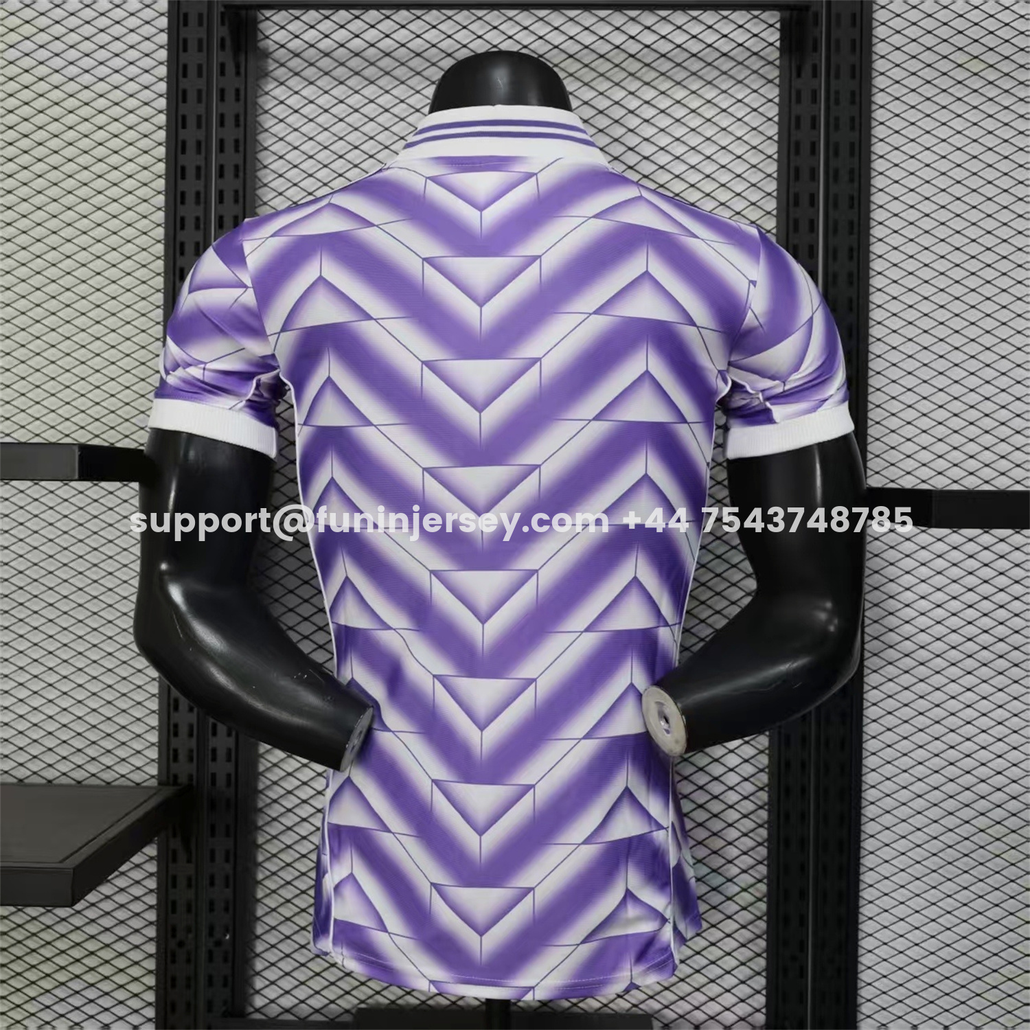 Funinjersey-Real Madrid 25-26 Refracted Purple Light White Special Jersey - Player Version