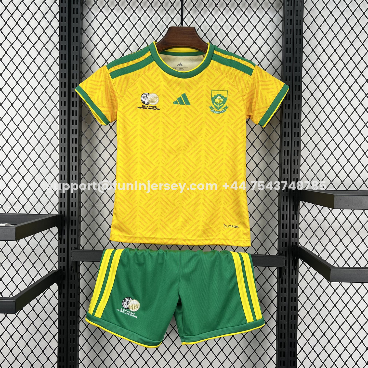 Funinjersey-South Africa 2026 Home Kids Kit