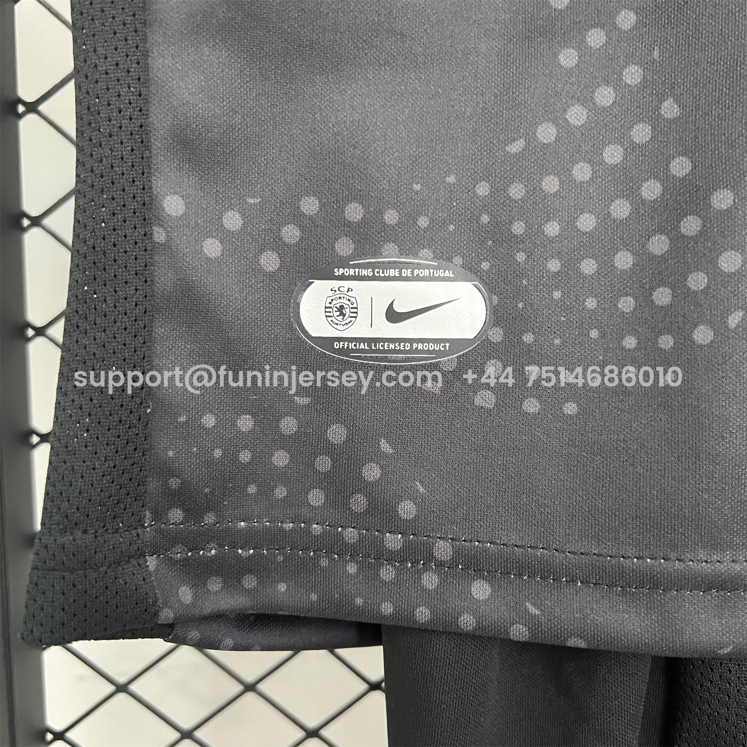 Funinjersey-Sporting CP 25-26 Black Special Kids Kit