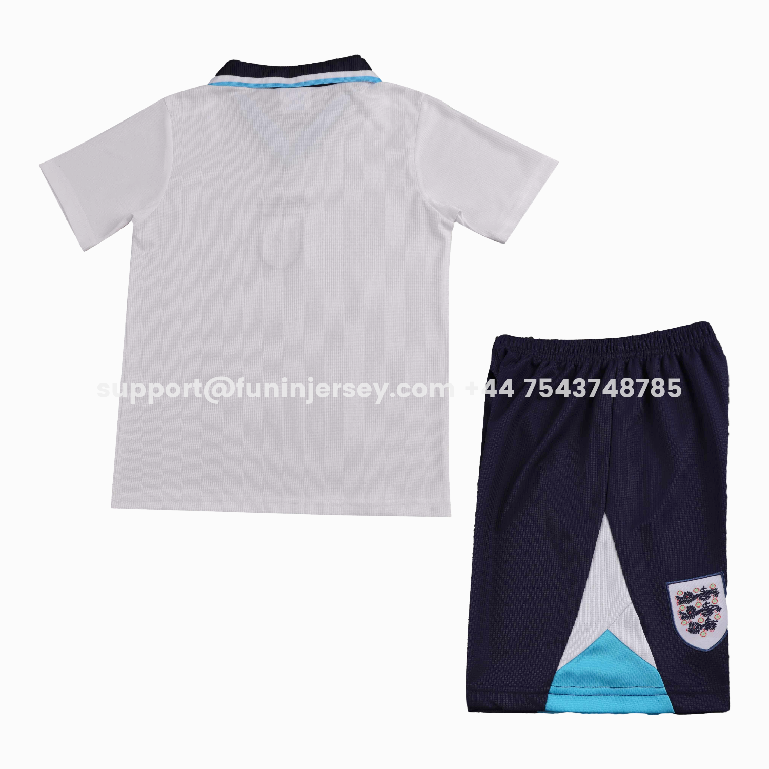 Funinjersey-Retro England 1996 Home Kids Kit