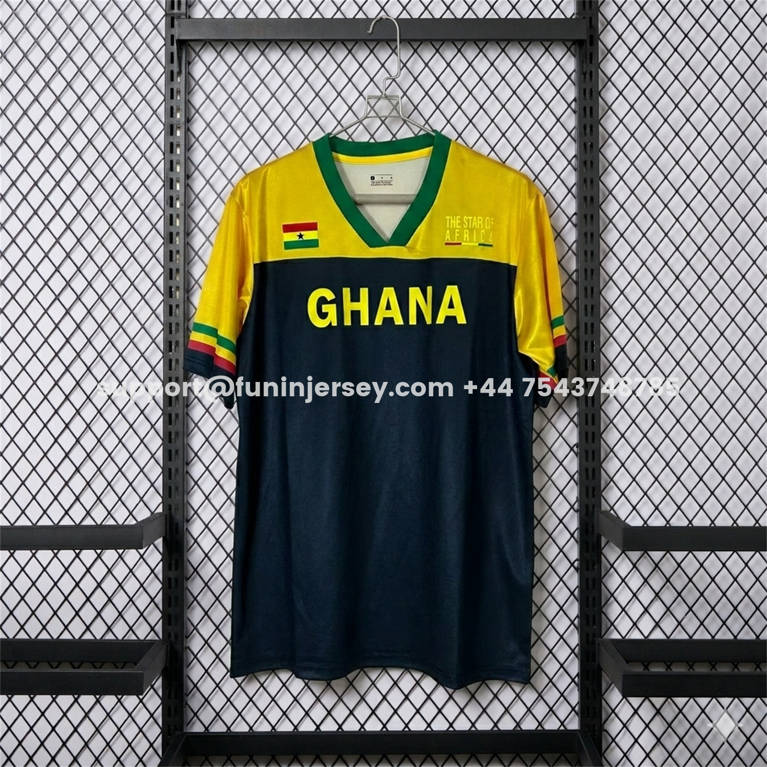 Funinjersey-Ghana 2026 Yellow Black Special Jersey - Fans Version