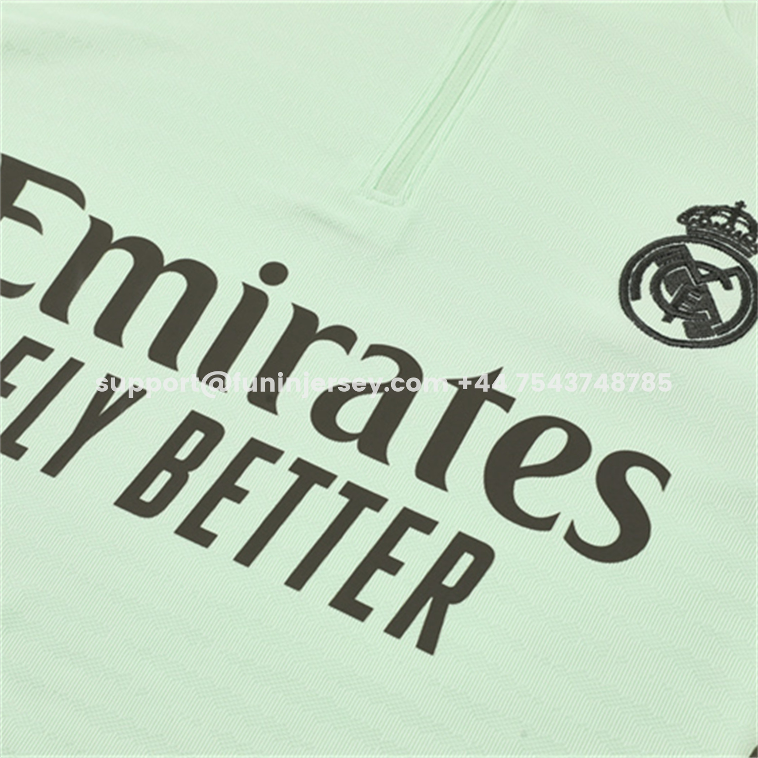 Funinjersey-Real Madrid 25-26 Kids Long Sleeve Training Set - Player Version - Light Green Top and Khaki Pants