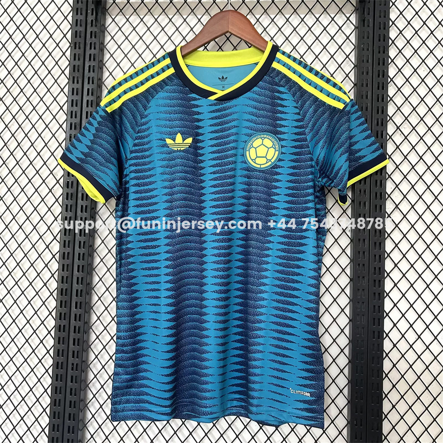Funinjersey-Colombia 2026 Away Blue Jersey - Fans Version