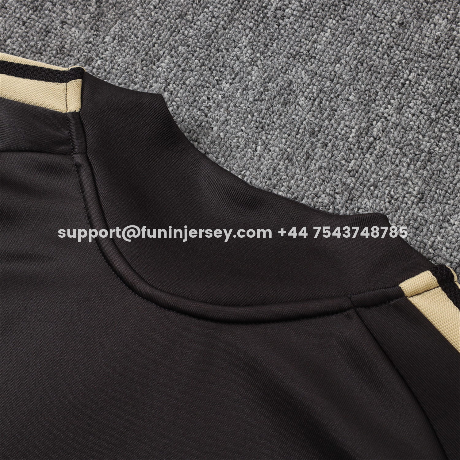 Funinjersey-Flamengo 2026 Jacket Training Tracksuit - Black With White Jackets & Pants