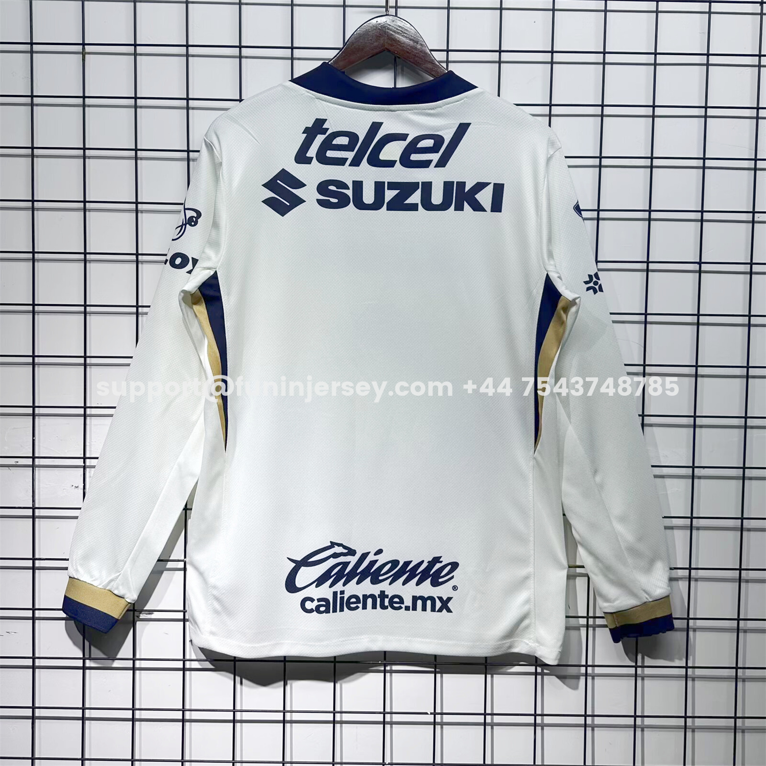 Funinjersey-Pumas UNAM 25-26 Home Long Sleeves Jersey - Fans Version