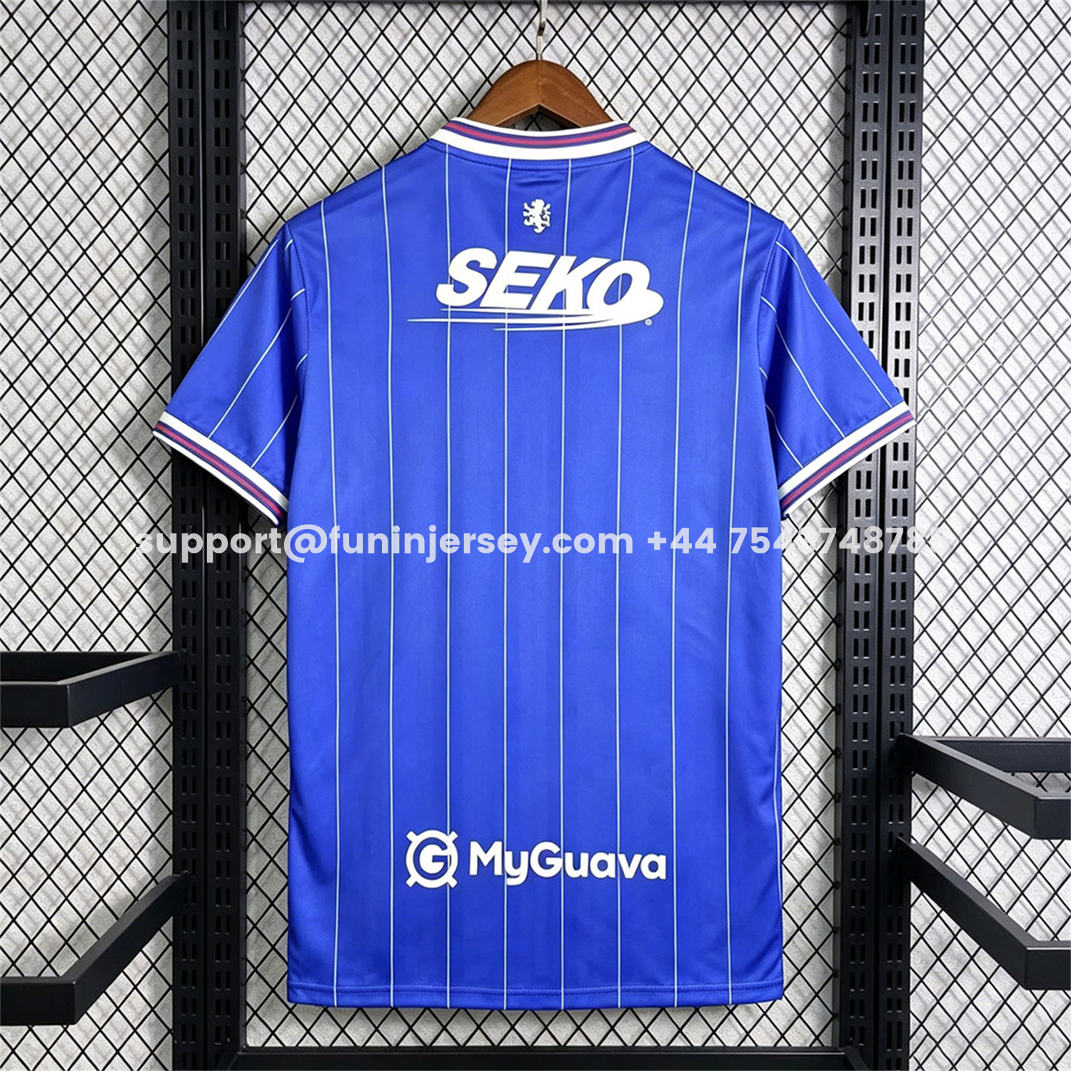 Funinjersey-Glasgow Rangers 26-27 Home Jersey - Fans Version