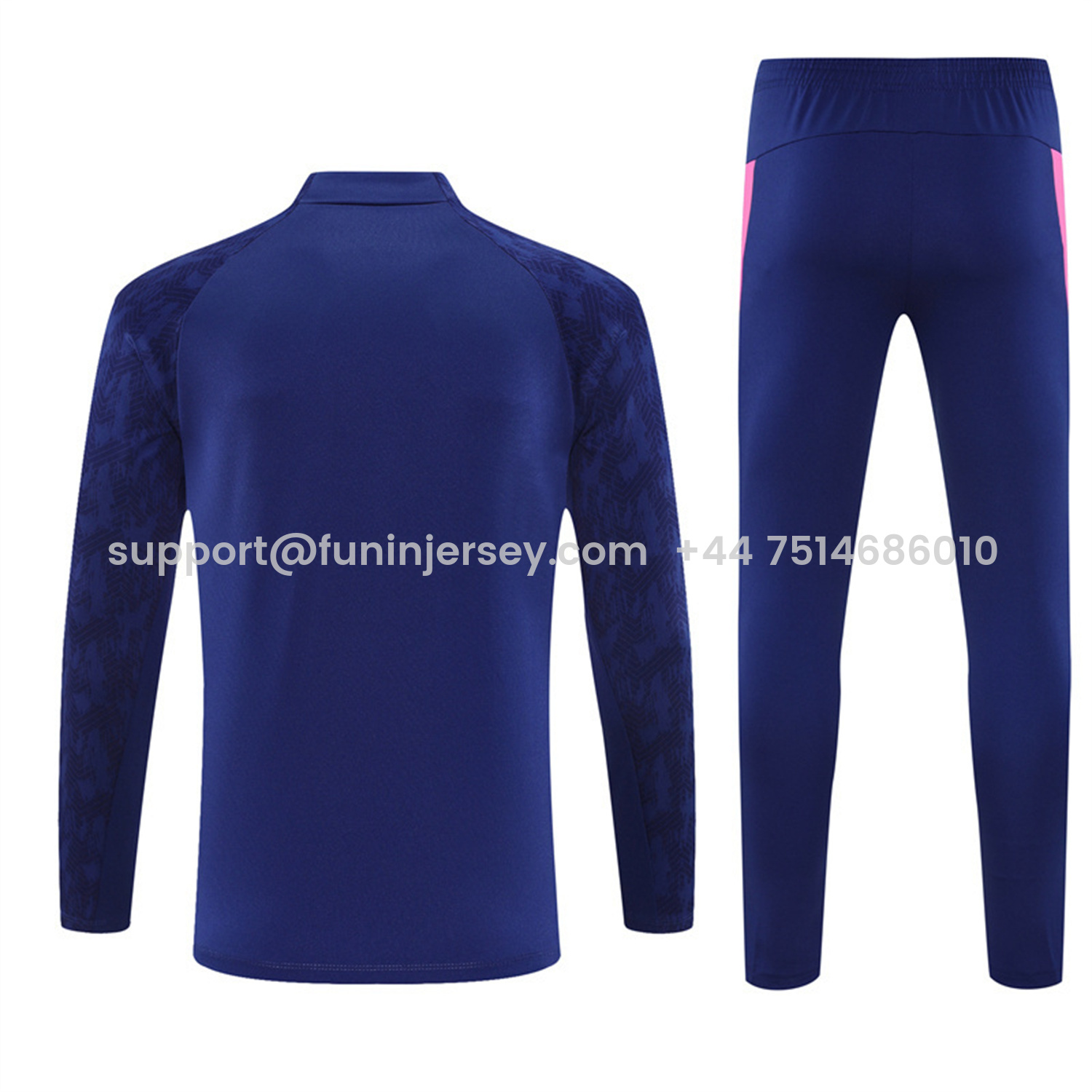Funinjersey-Feyenoord 25-26 Long Sleeve Training Set - Royal Blue Top & Royal Blue Pants