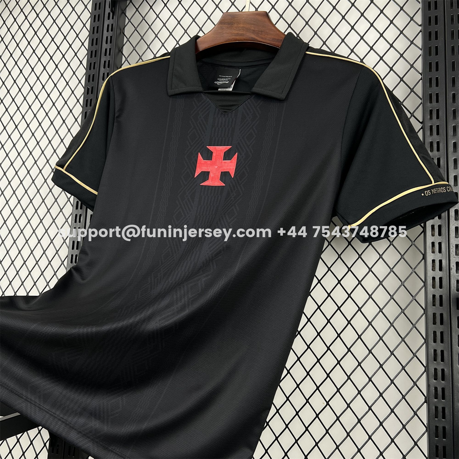 Funinjersey-Vasco da Gama 25-26 Black Special Jersey - Fans Version