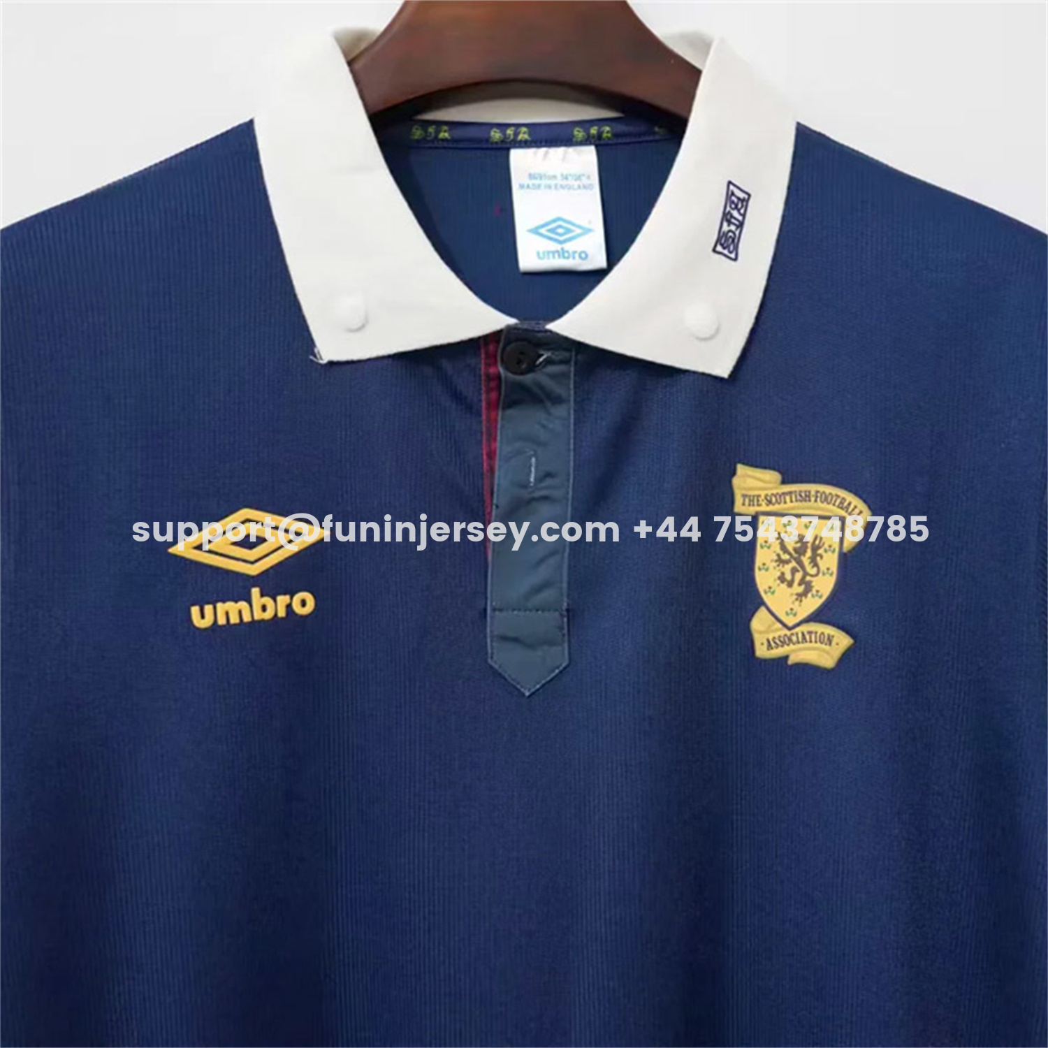 Funinjersey-Retro S-c-o.t l.a-n.d 1988-89 Home Jersey - Fans Version