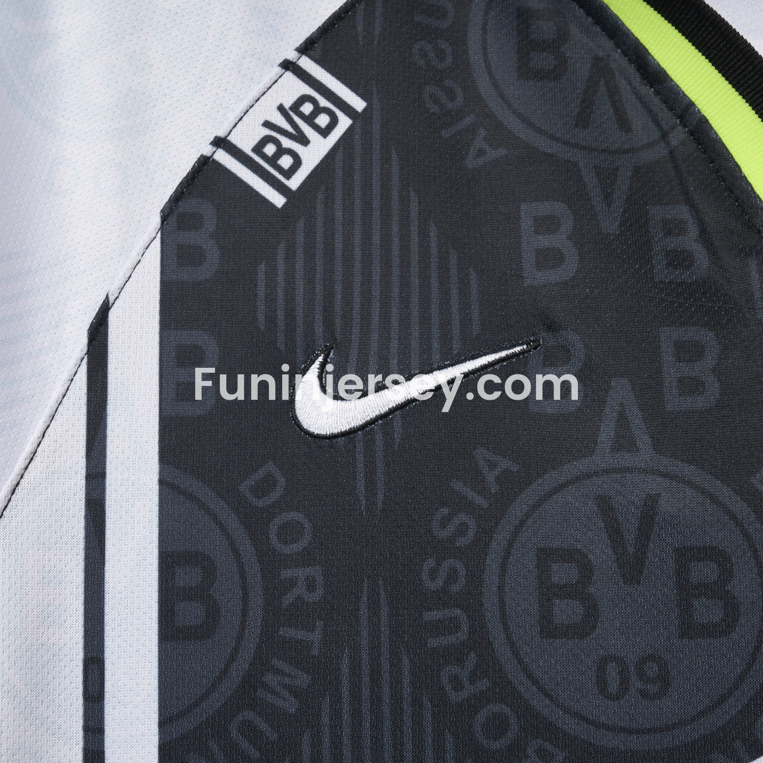 Funinjersey-Retro Dortmund 1996-97 European Away Jersey