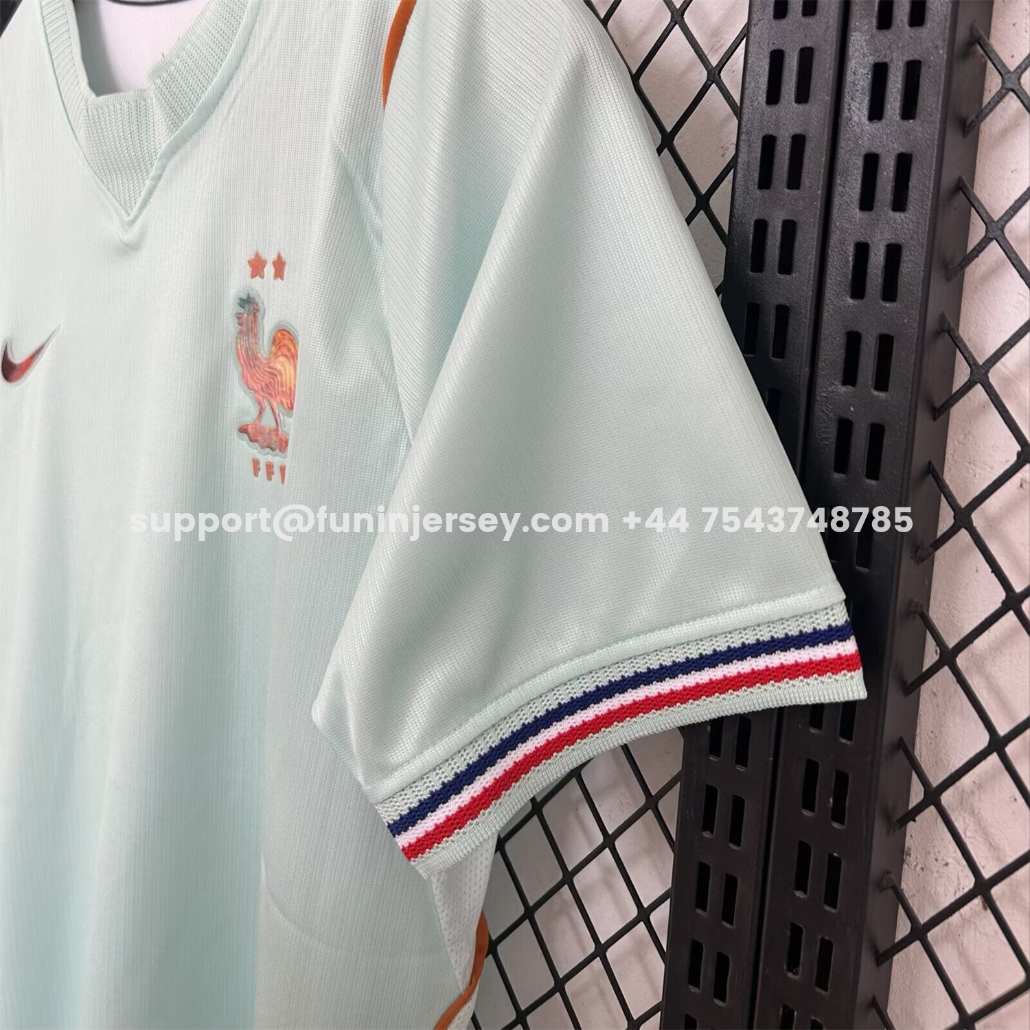 Funinjersey-France 2026 Away Mint Green Jersey - Fans Version