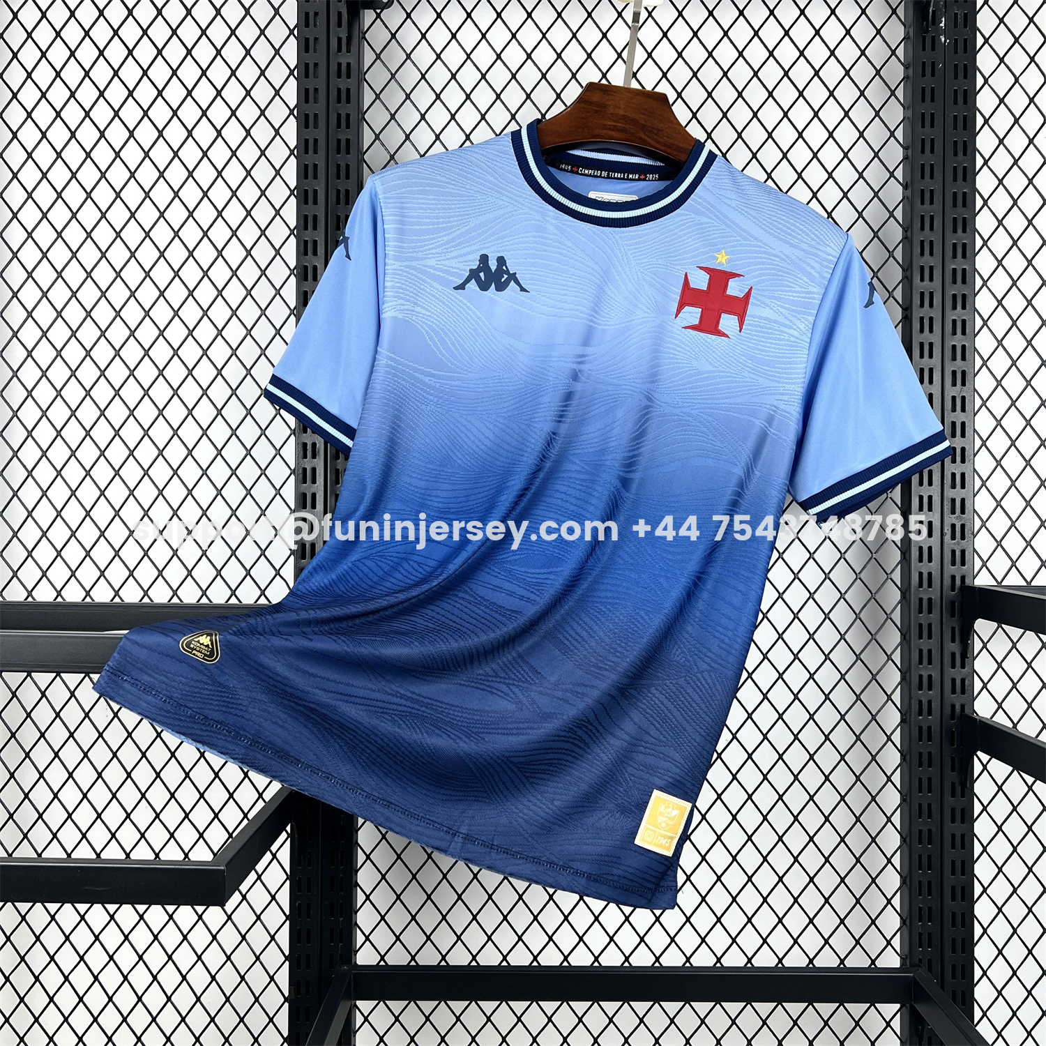 Funinjersey-Vasco da Gama 25-26 Blue Goalkeeper Jersey - Fans Version