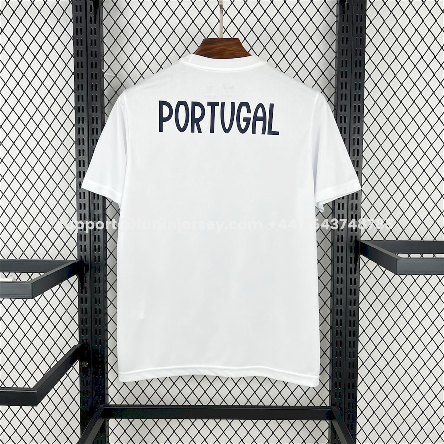 Funinjersey-Portugal 2025-26 White Casuals Jersey - Fans Version