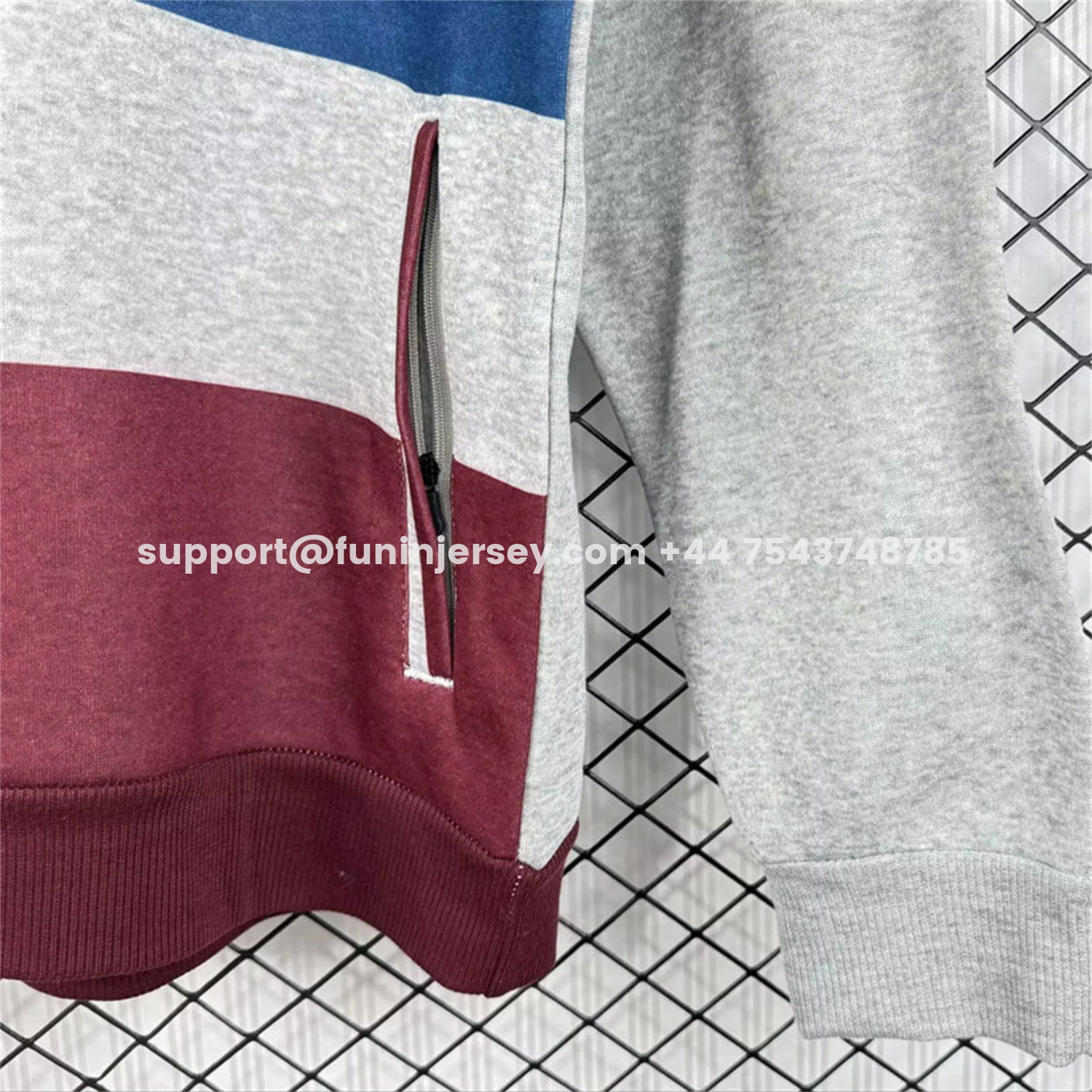 Funinjersey-Retro Bayern Munich 2014-15 Grey Unisex Pullover Hoodie