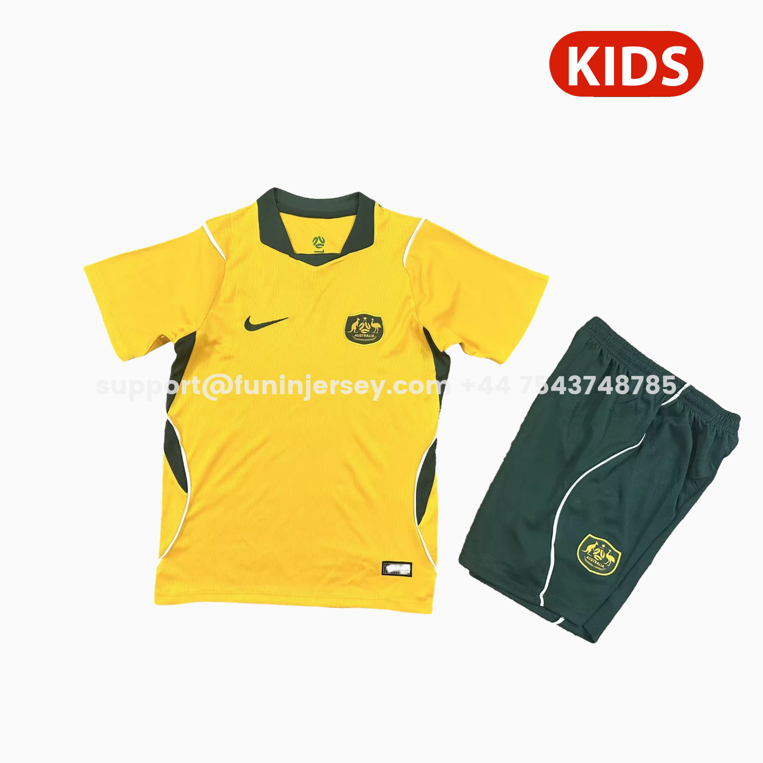 Funinjersey-Australia 2026 Home Kids Kit
