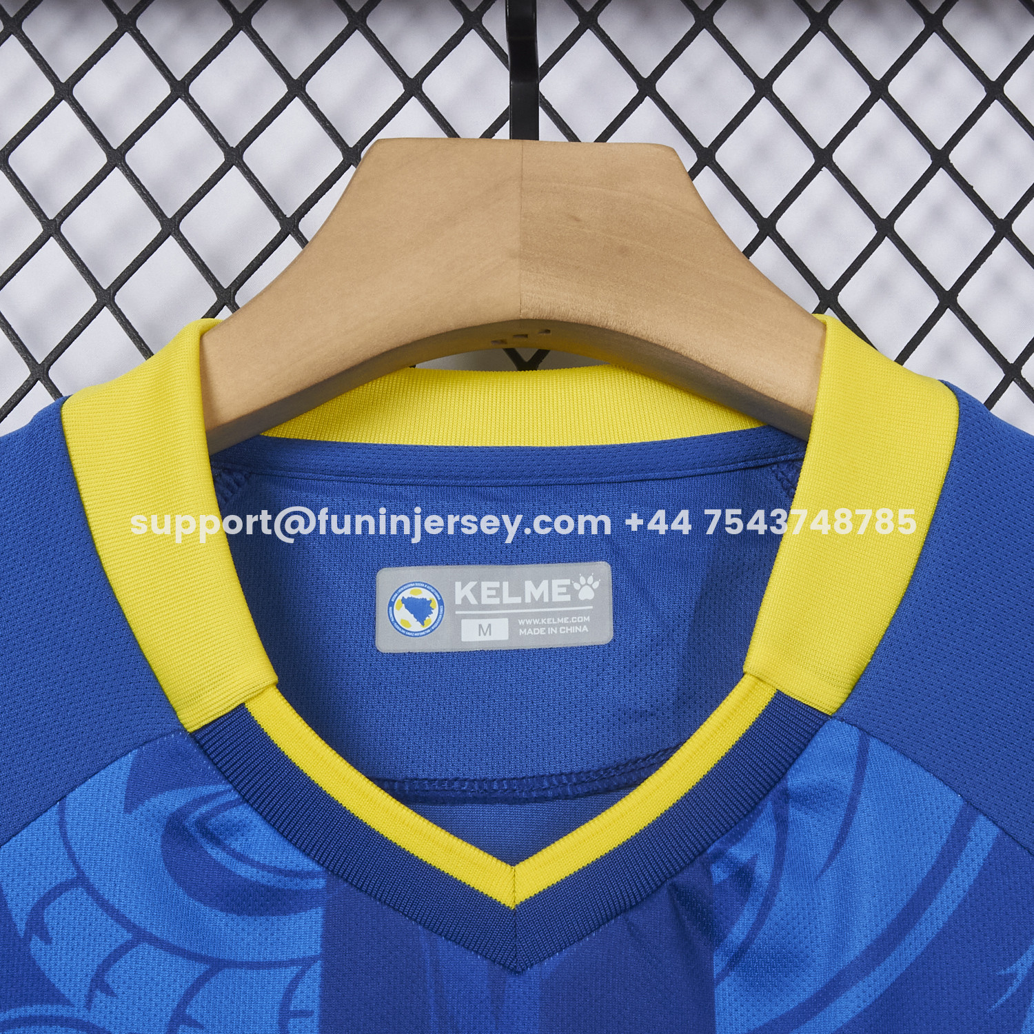 Funinjersey-Bosnia and Herzegovina 2025 Home Jersey - Fans Version