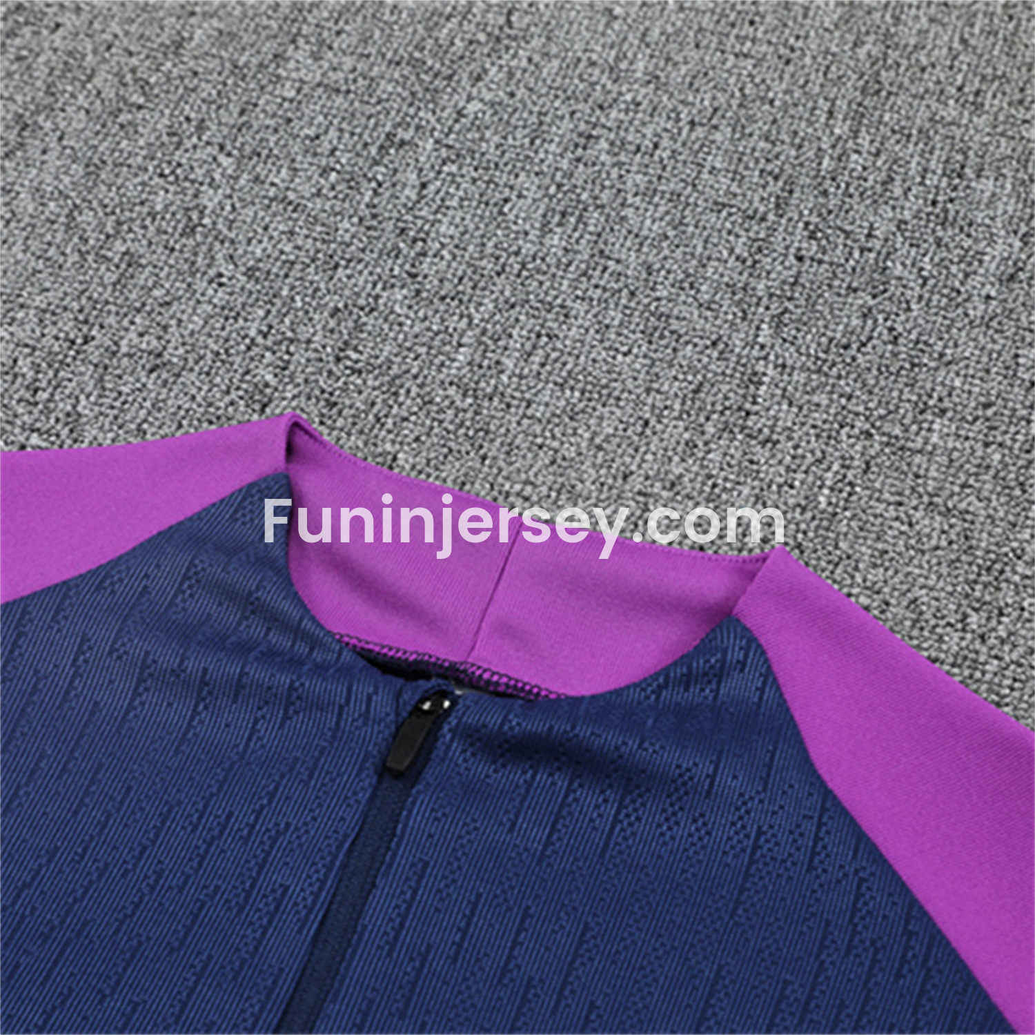 Funinjersey-Barcelona 25-26 Long Sleeves Training Set - Royal Blue top & Royal Blue Pants