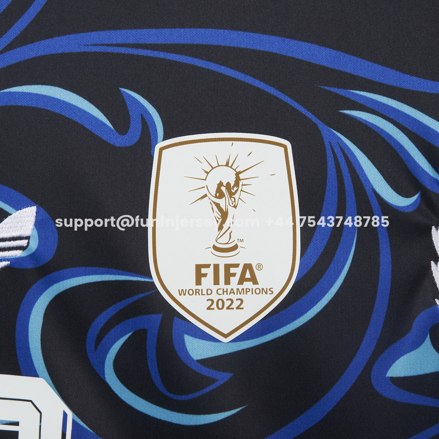 Funinjersey-Argentina 2026 Away Deep Blue Jersey - Fans Version