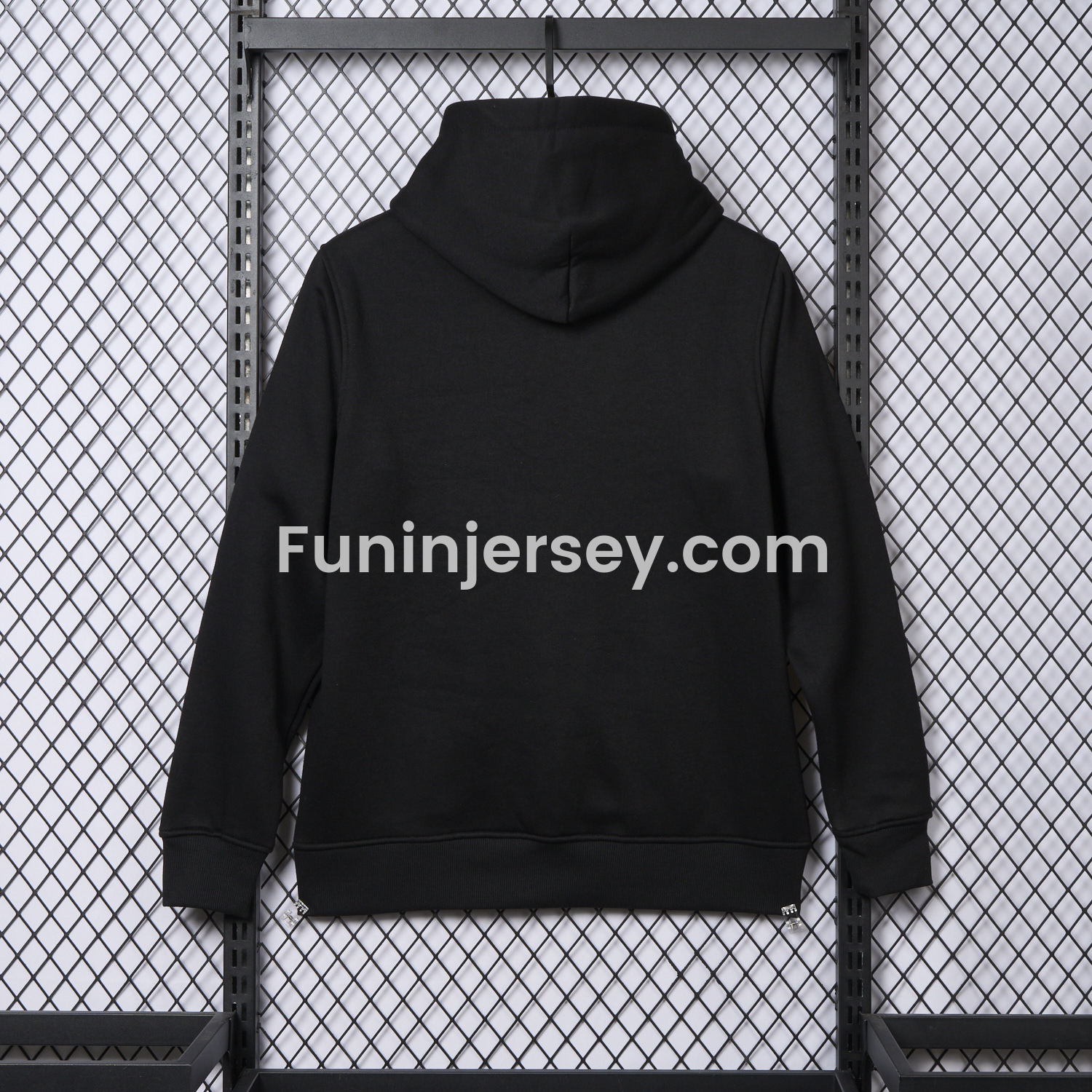 Funinjersey-Barcelona x Travis Scott Black Unisex Pullover Hoodie