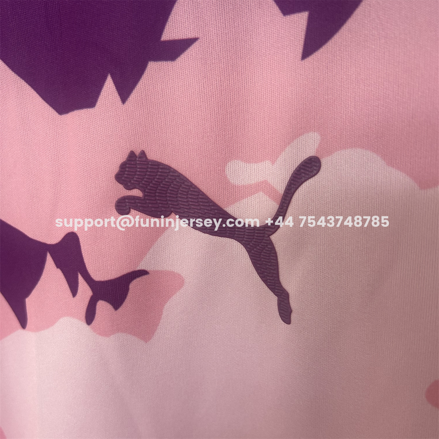 Funinjersey-Morocco 25-26 Purple Pattern Pink Training Jersey - Fans Version