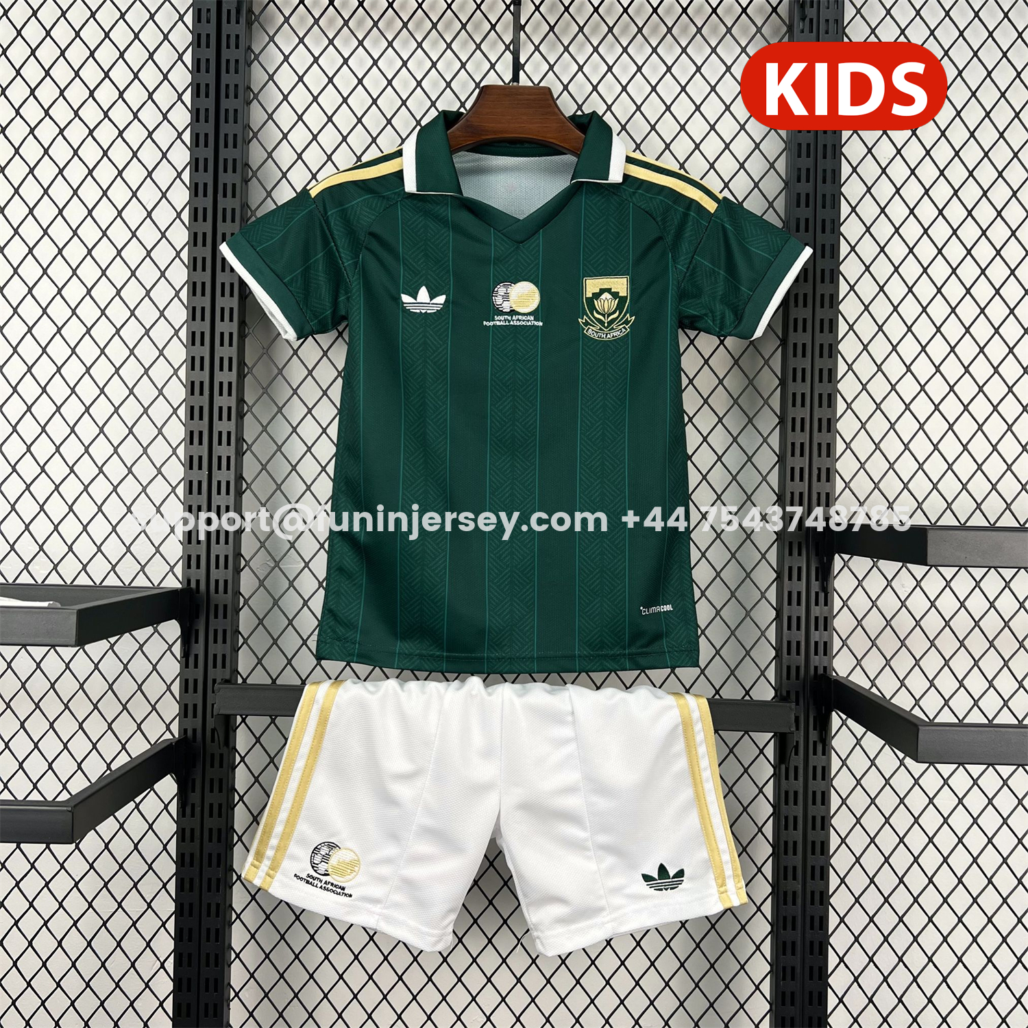 Funinjersey-South Africa 2026 Away Kids Kit
