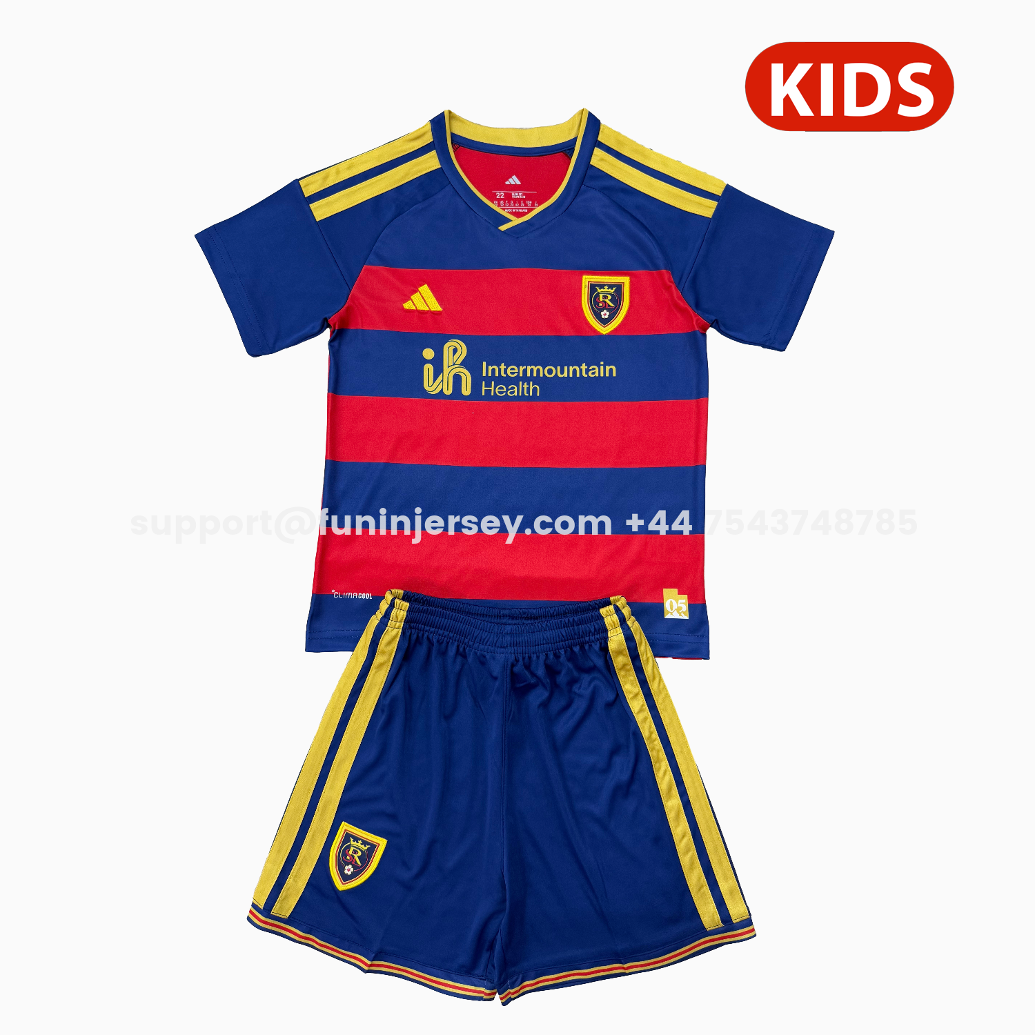 Funinjersey-Real Salt Lake 2026 Home Kids Kit