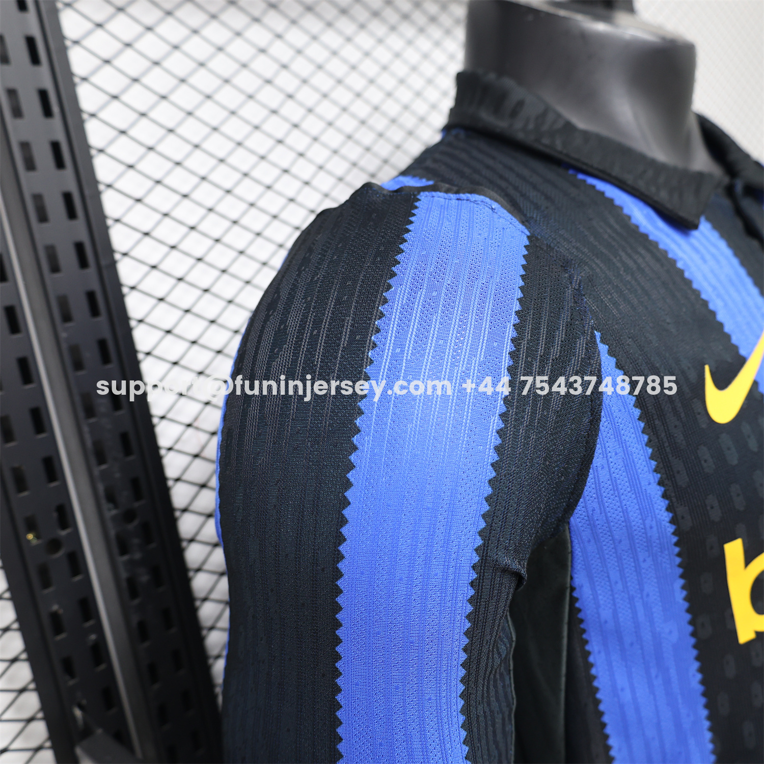 Funinjersey-Inter Milan 26-27 Home Long Sleeves Jersey - Player Version