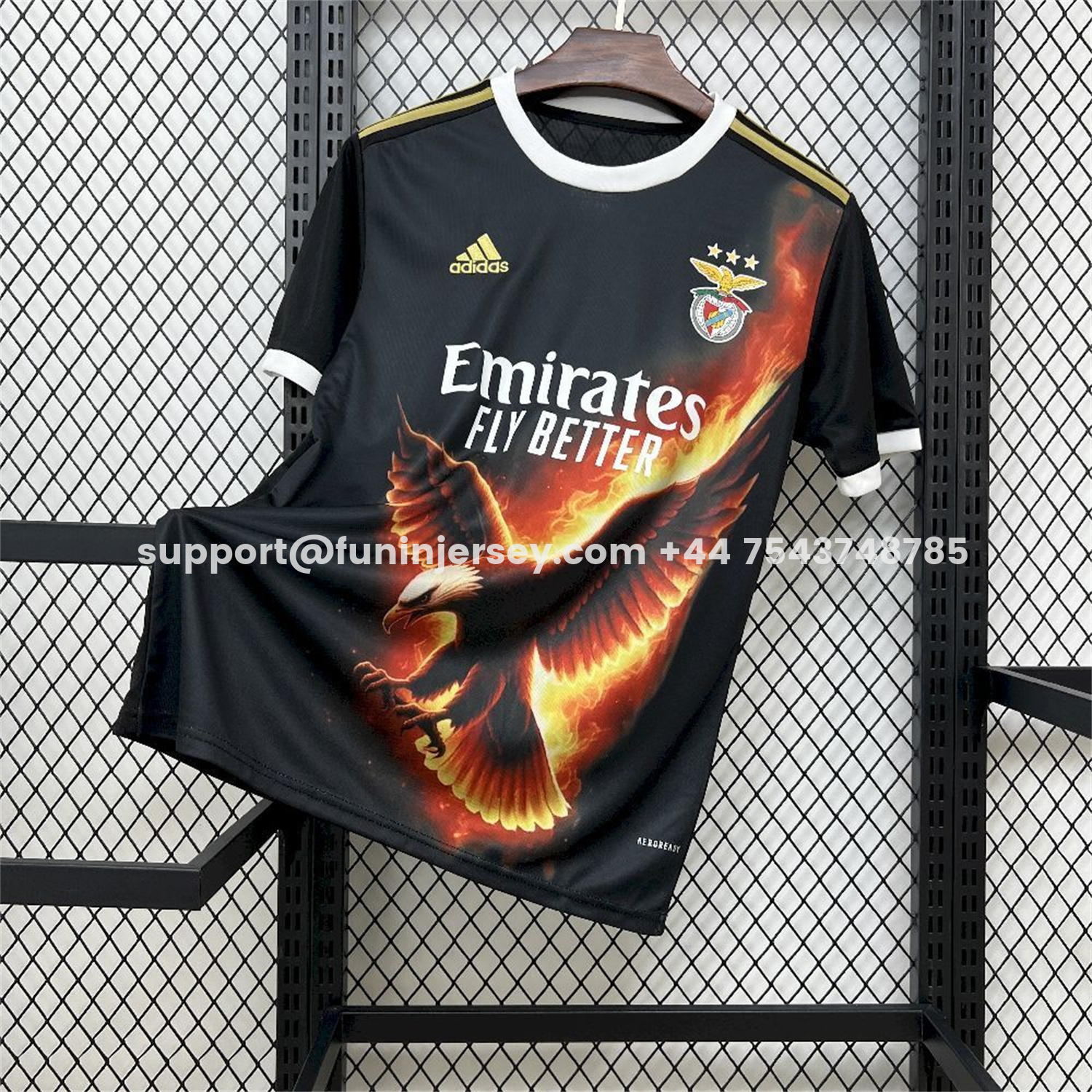 Funinjersey-Benfica 25-26 Fire Eagle Jersey - Fans Version