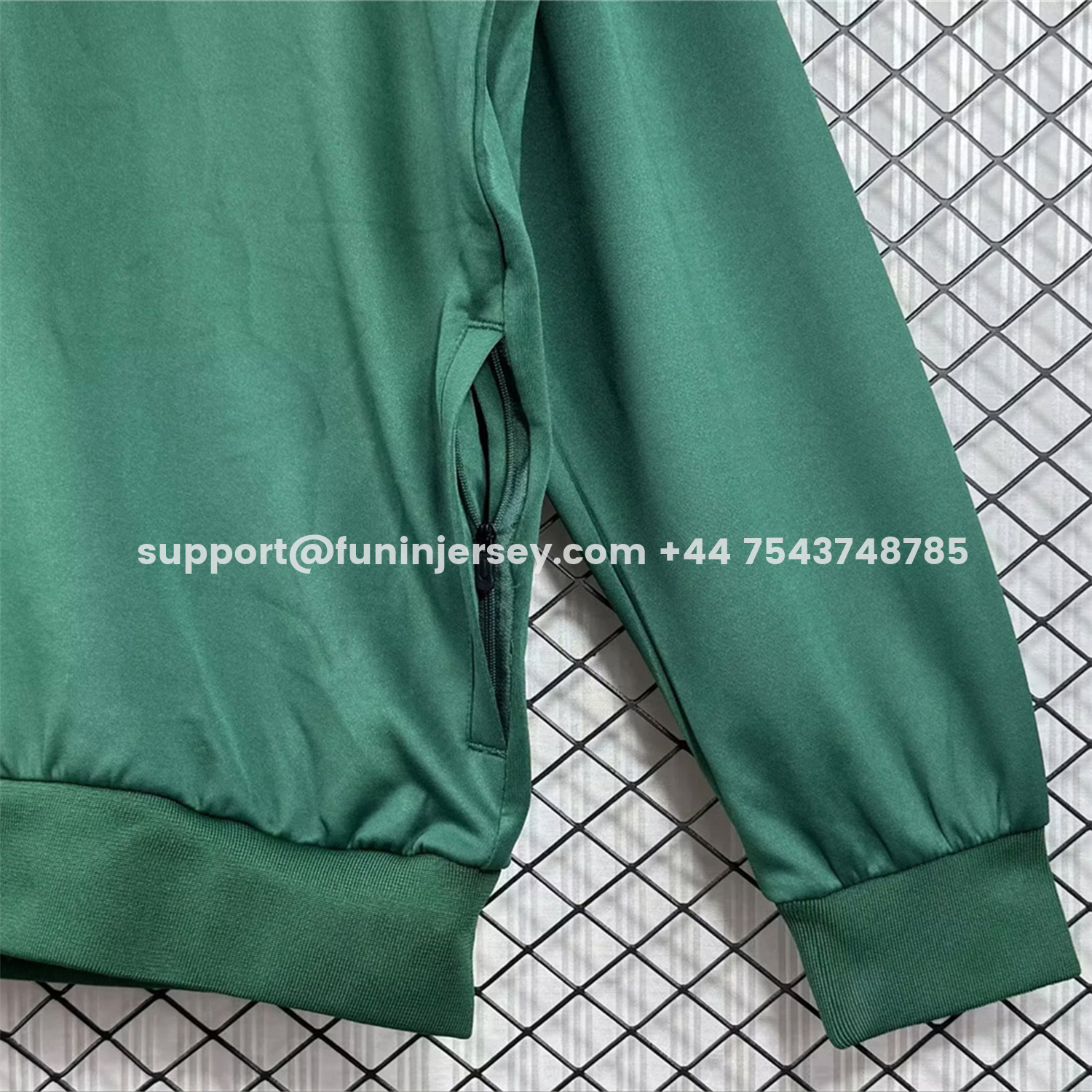Funinjersey-Retro Brazil 1982 Green With Yellow Band Windbreaker Jacket