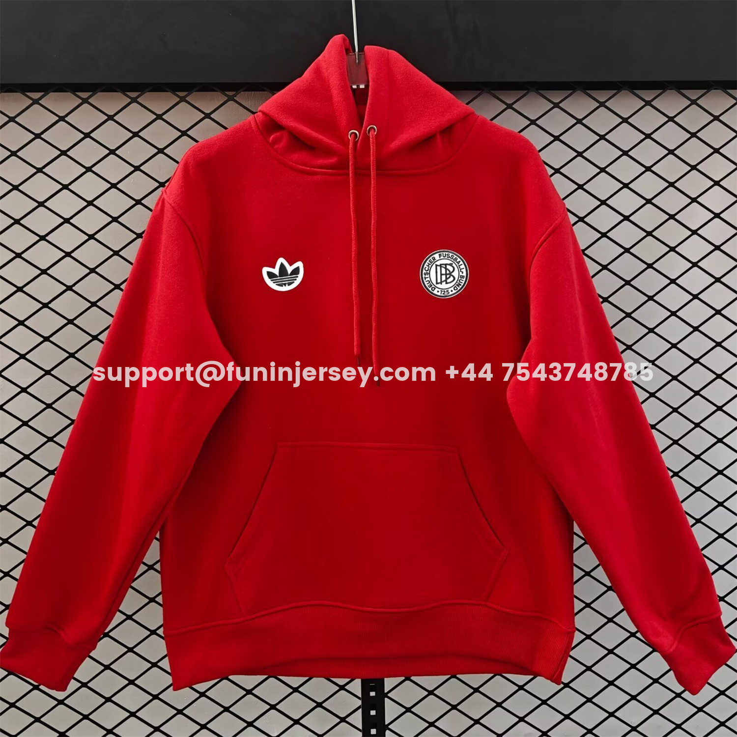 Funinjersey-Germany 2026 Terrace Icon DFB Unisex Pullover Hoodie
