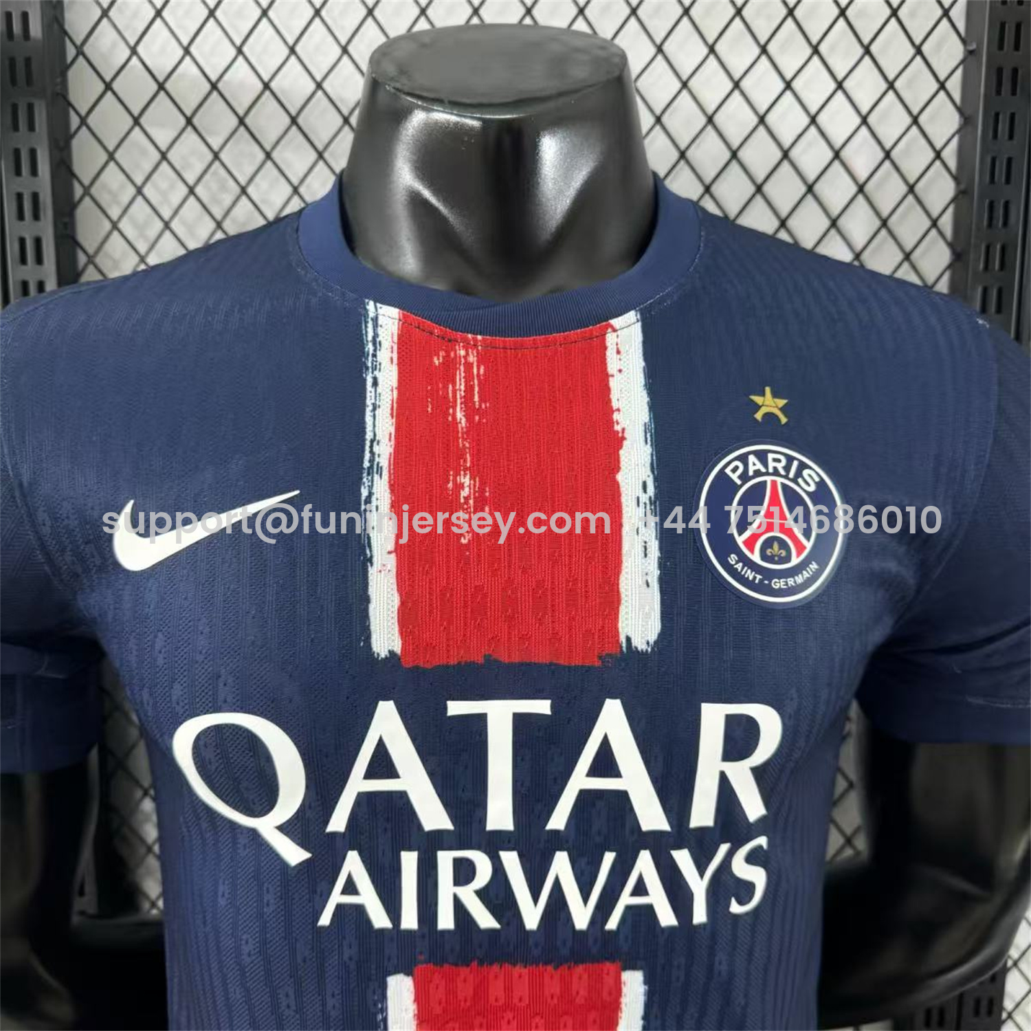 Funinjersey-Paris Saint-Germain PSG 2025 Champions League Commemorative Edition Jersey - Player Version