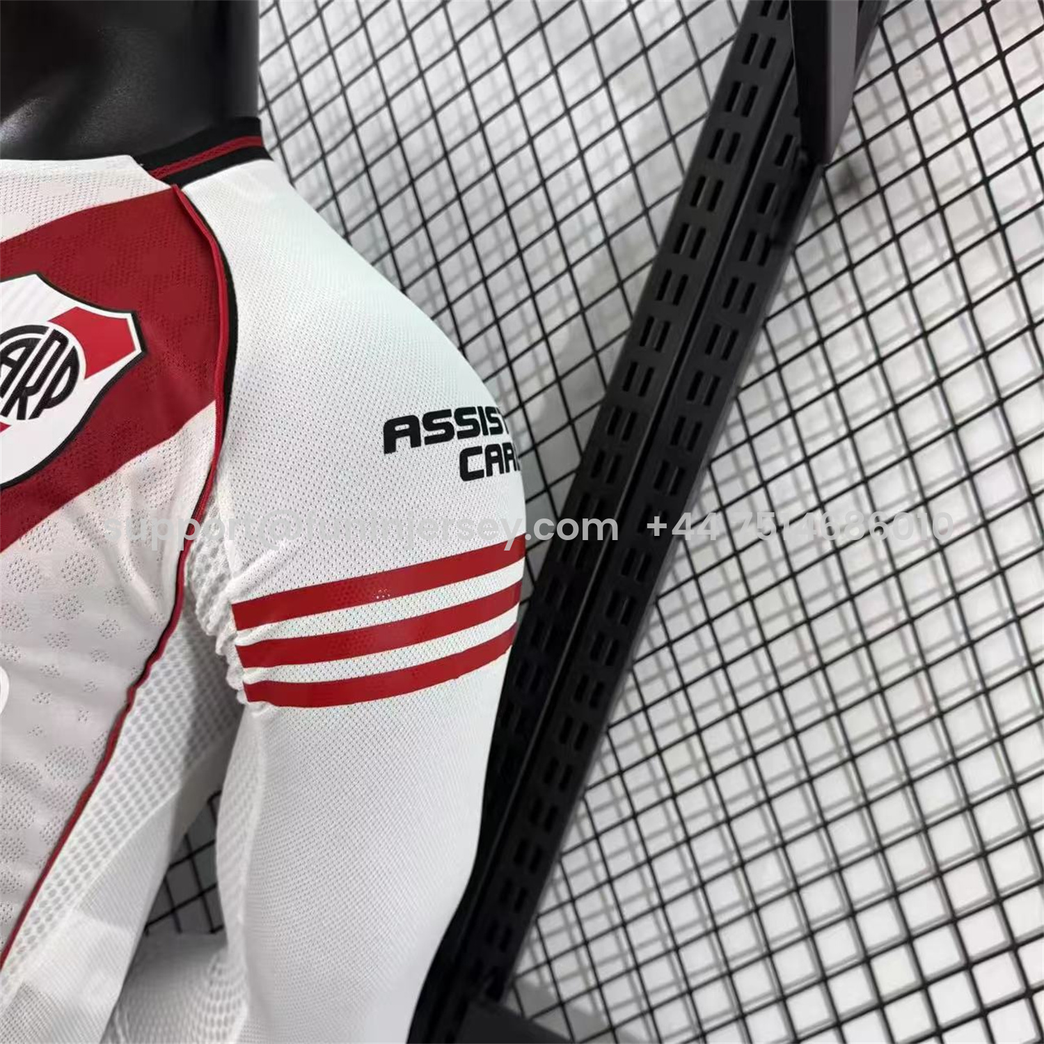 Funinjersey-River Plate 25-26 Home Long Sleeves Jersey with New Sponsors - Player Version