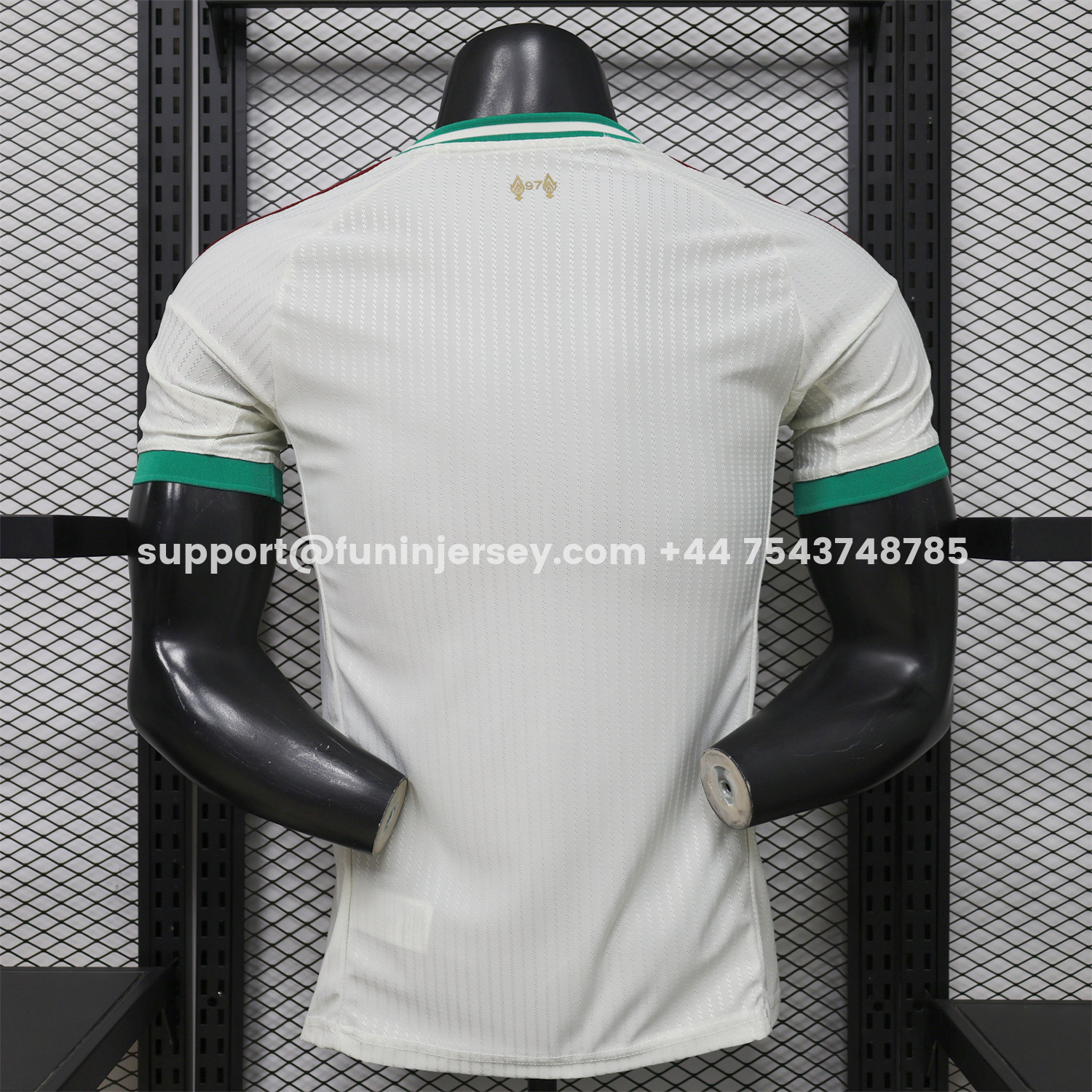 Funinjersey-Liver.pool 25-26 Gold Lines Retro Casual Style White Jersey - Player Version