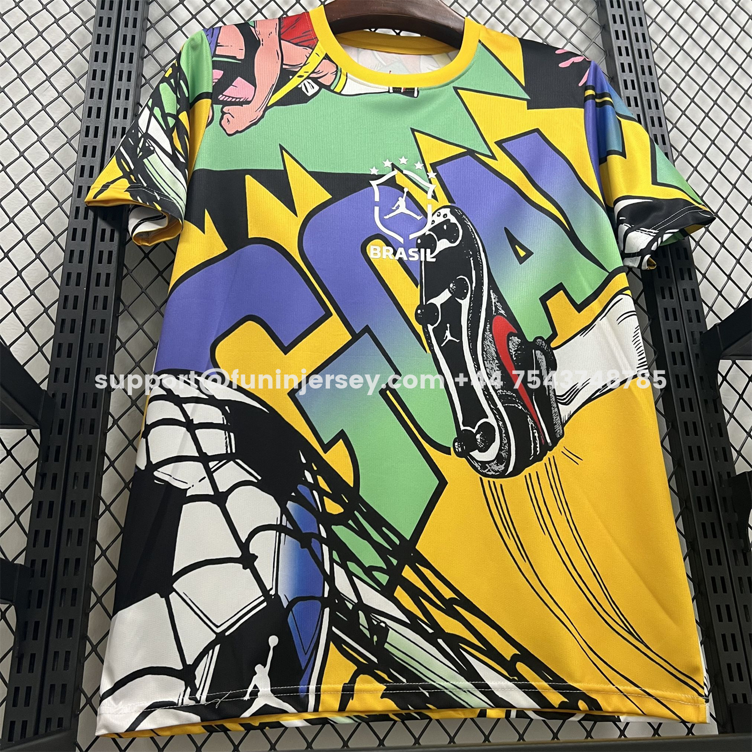 Funinjersey-Brazil 2026 Goal Variegated Special Jersey - Fans Version
