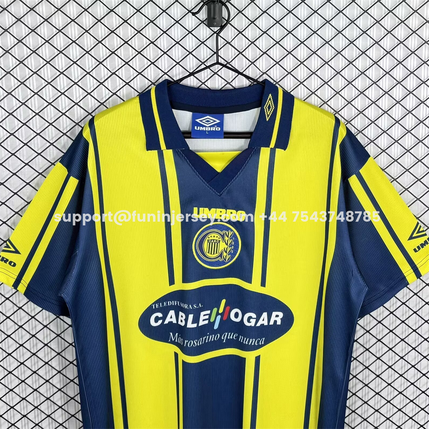 Funinjersey-Retro Rosario Central 1998-99 Home Jersey