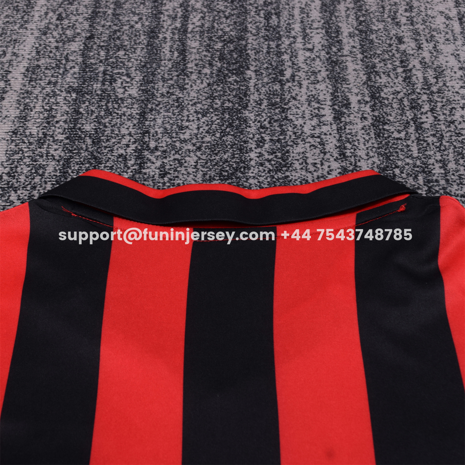 Funinjersey-Retro AC Milan 1990-91 Home Kids Kit