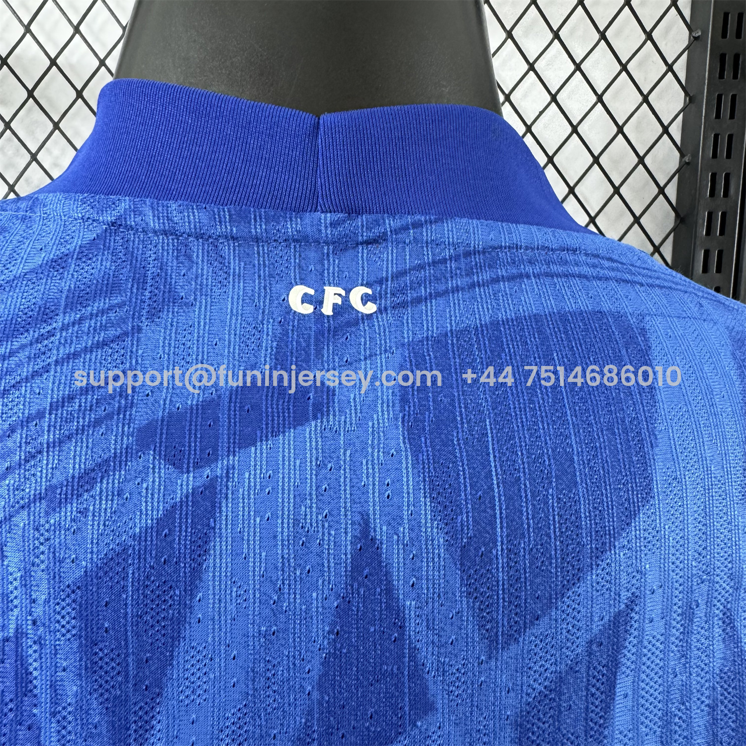 Funinjersey-C.H.E.L.S.E.A 25-26 Home Unsponsored Blue Long Sleeves Jersey - Player Version