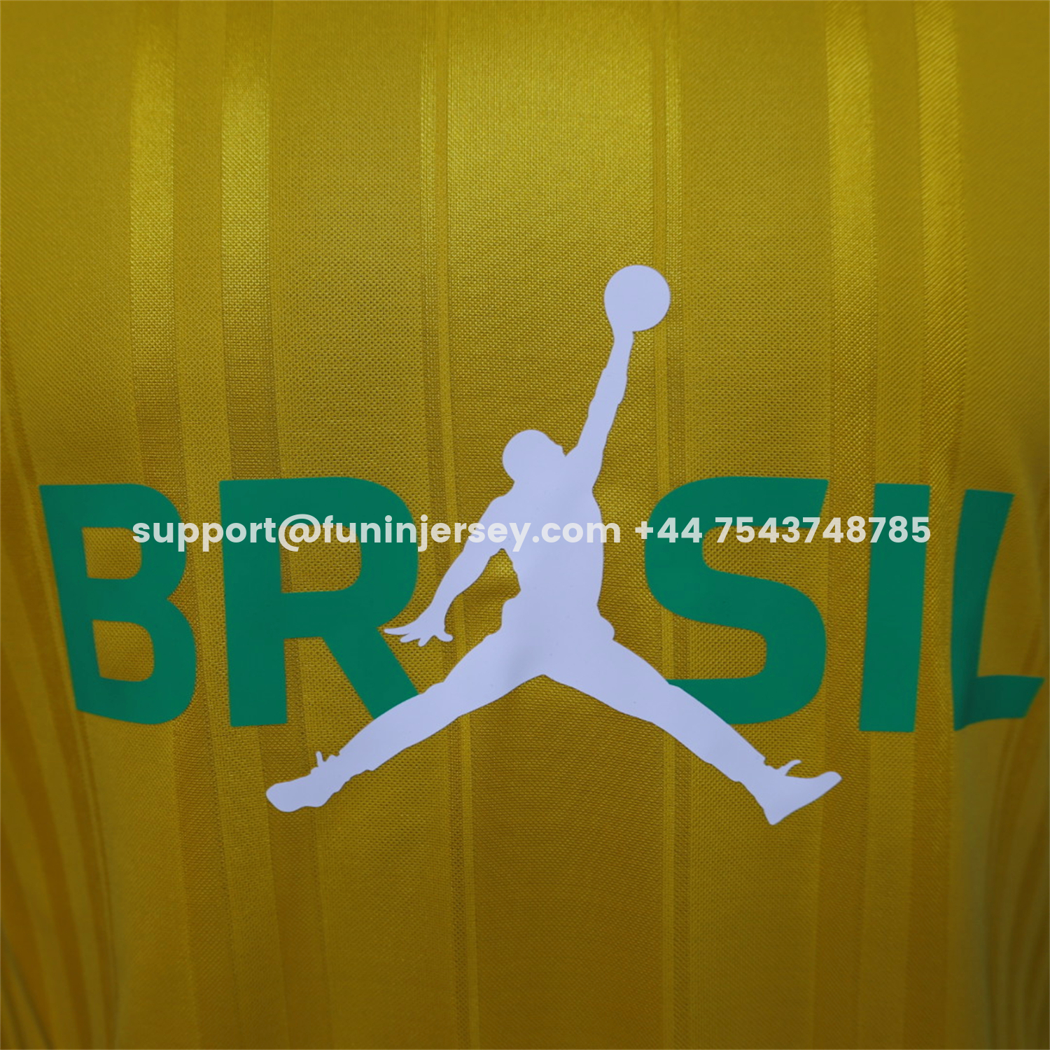 Funinjersey-Brazil 2026 Jordan Yellow Special Jersey - Fans Version